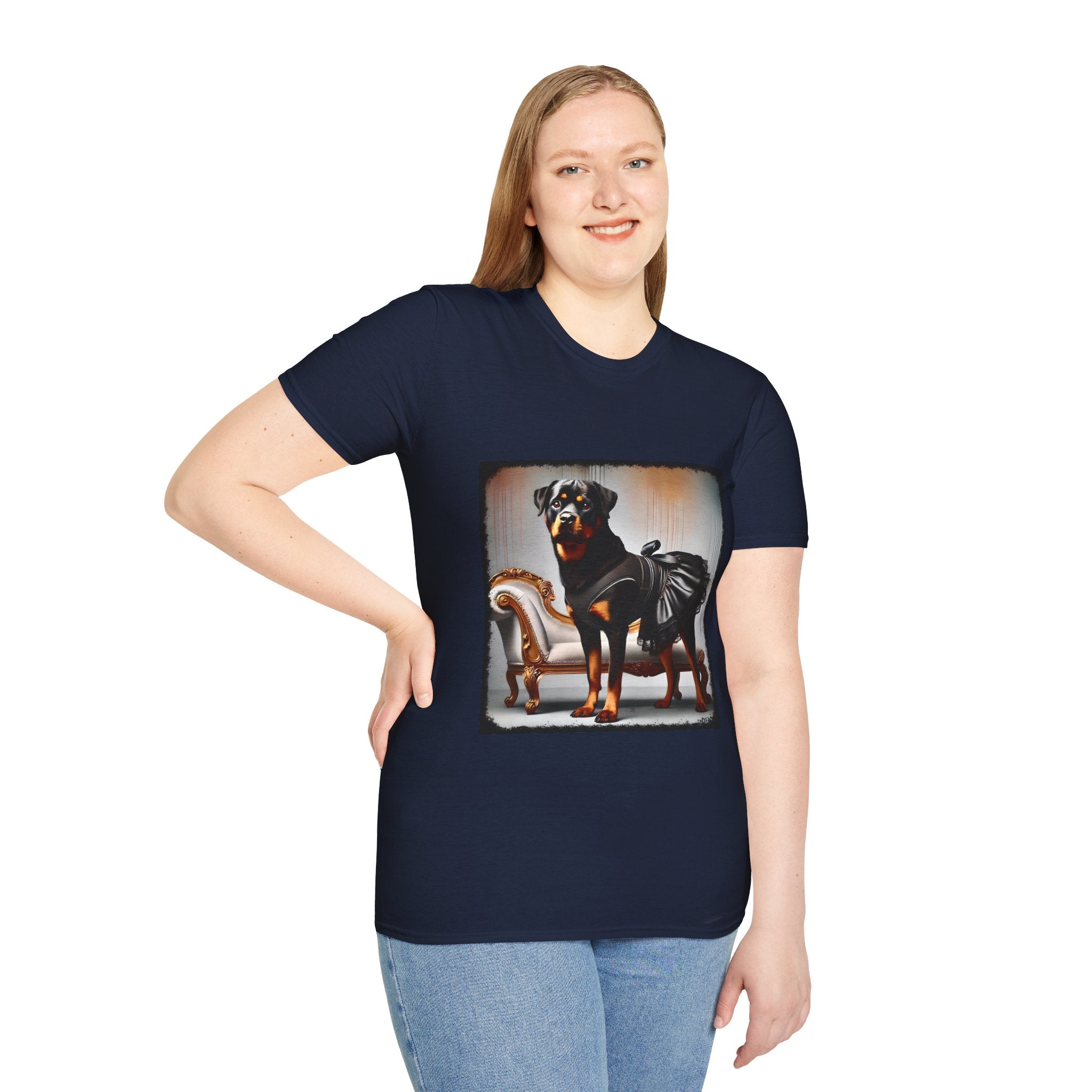 Rottweiler Leather & Lace | Unisex Dog T-Shirt