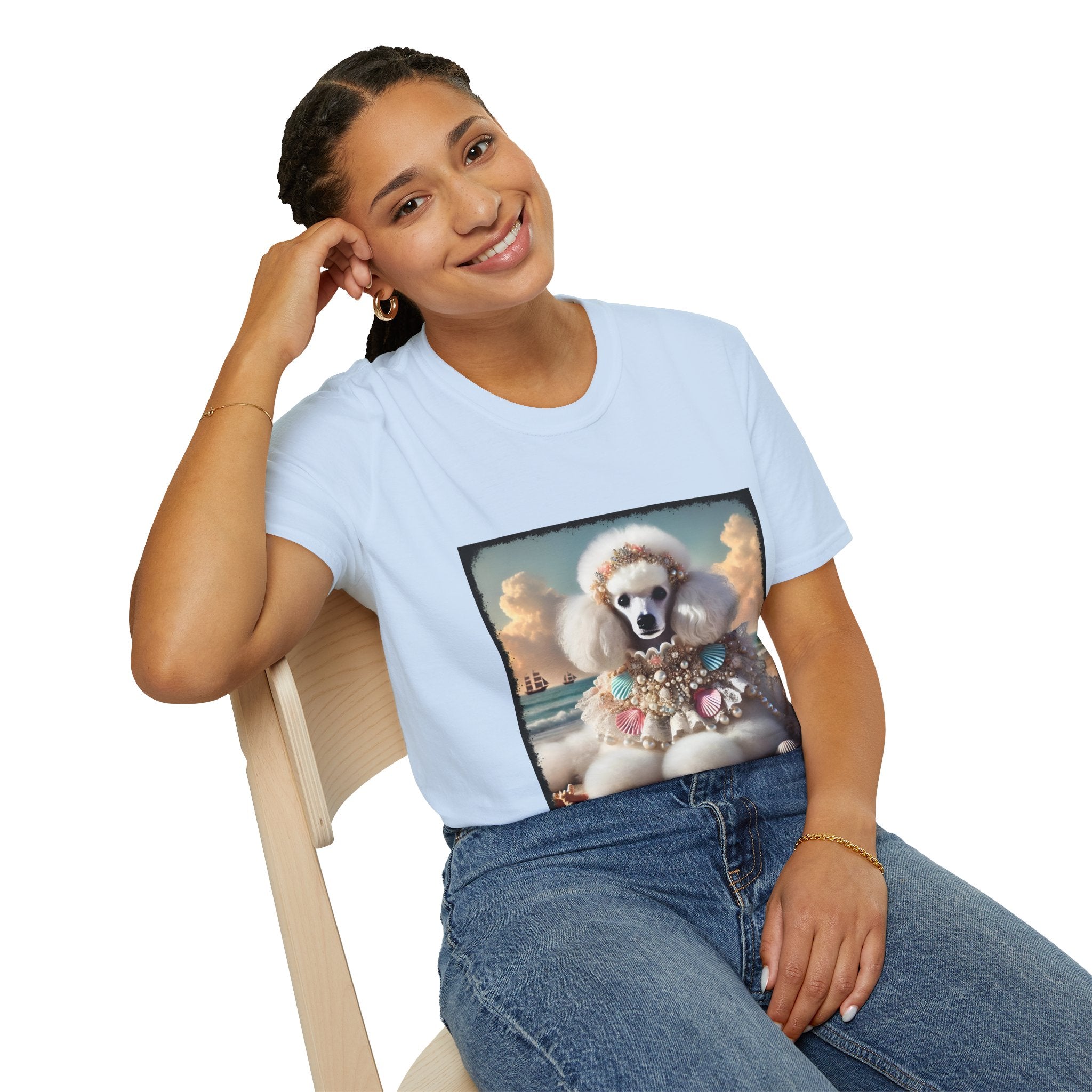 Poodle Coastal Cutie | Unisex Dog T-Shirt