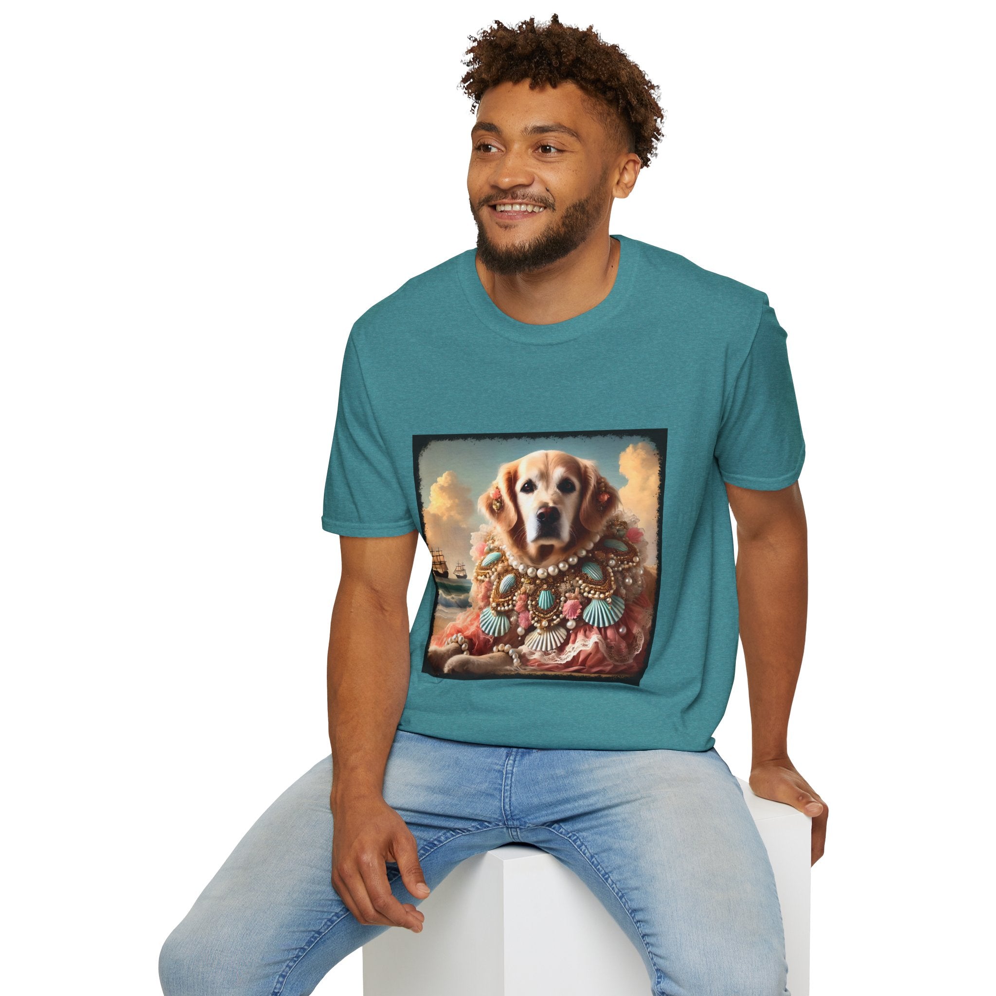 Golden Retriever Beach Beauty | Unisex Dog T-Shirt