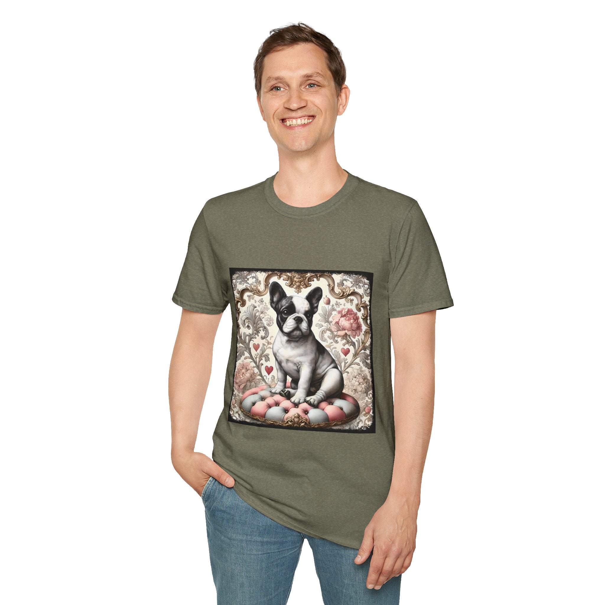 French Bulldog Antique Chic | Unisex Dog T-Shirt