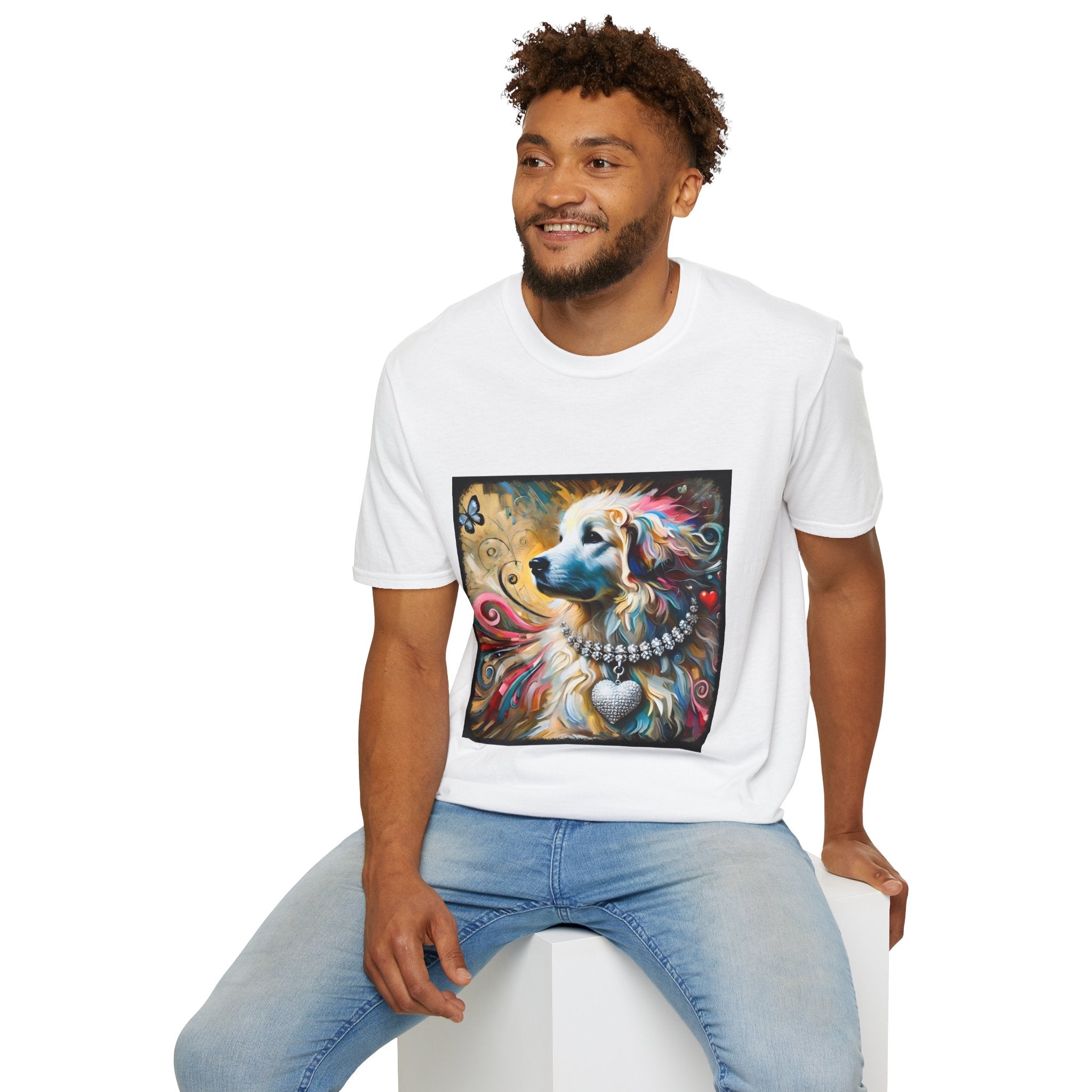 Great Pyrenees Blissful Swirl | Unisex Dog T-Shirt