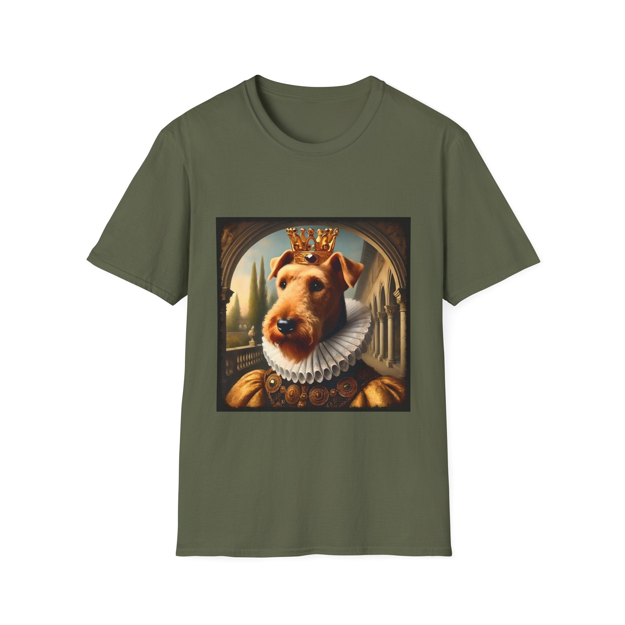 Airedale Terrier Crowned Gent | Unisex Dog T-Shirt