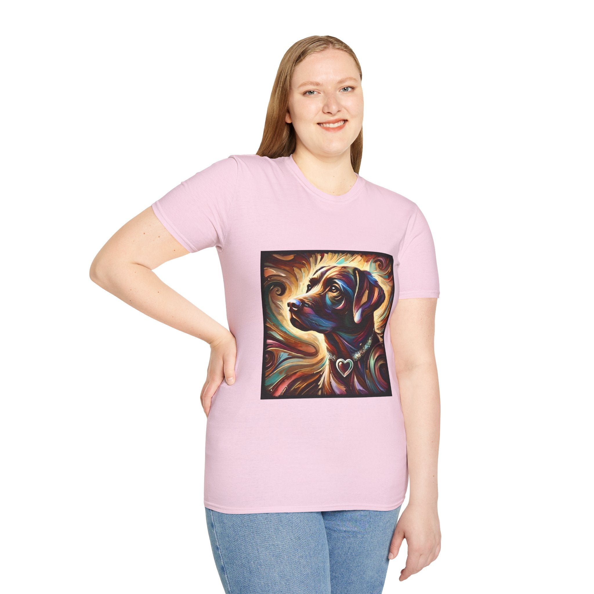 Labrador Retriever Warm Heart Swirl | Unisex Dog T-Shirt