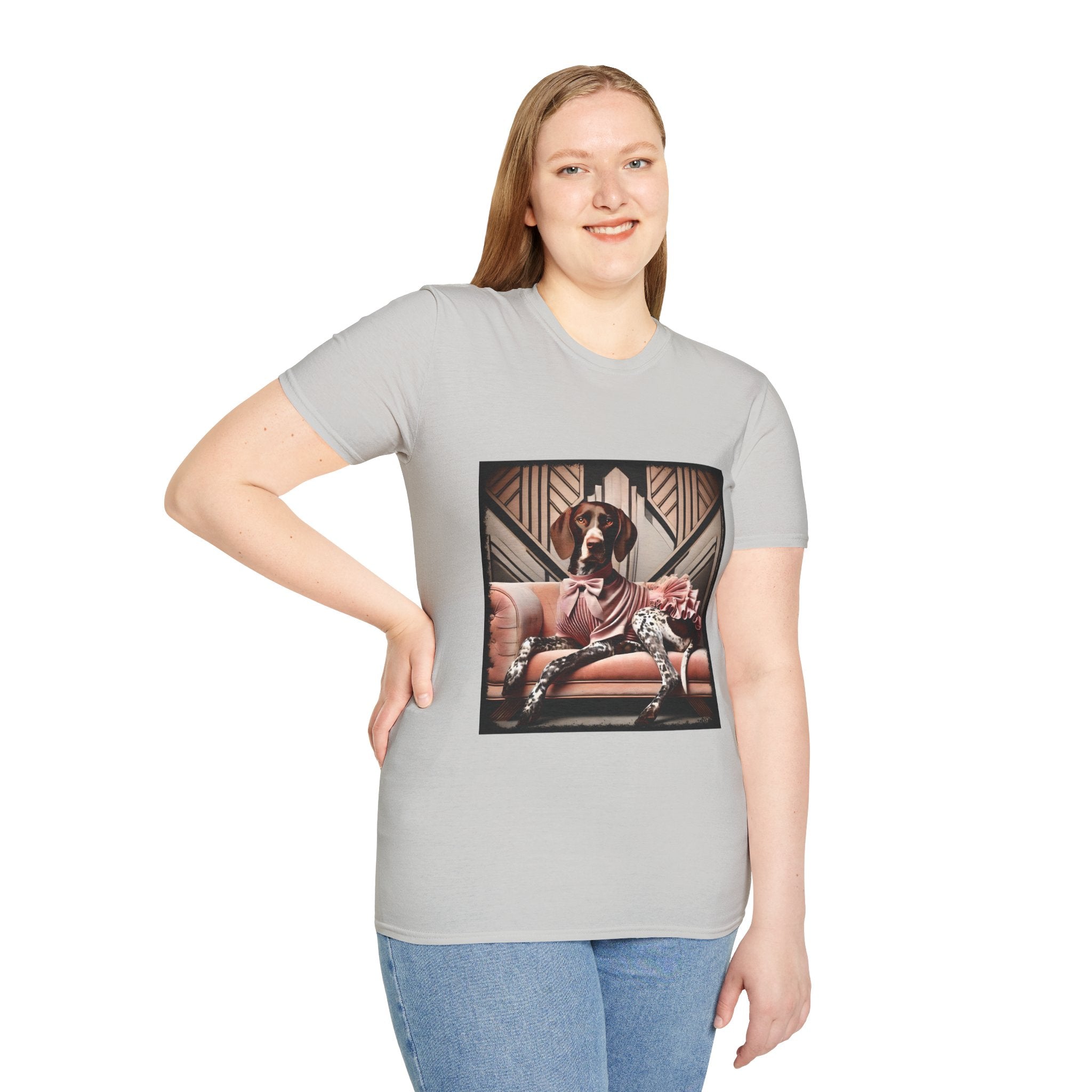 German Shorthaired Pointer Viral Vibe | Unisex Dog T-Shirt