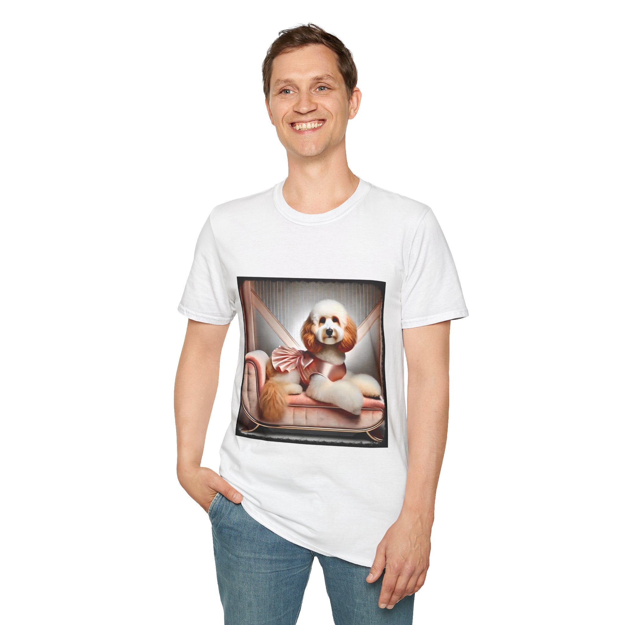 Aussiedoodle Peach Posh | Unisex Dog T-Shirt