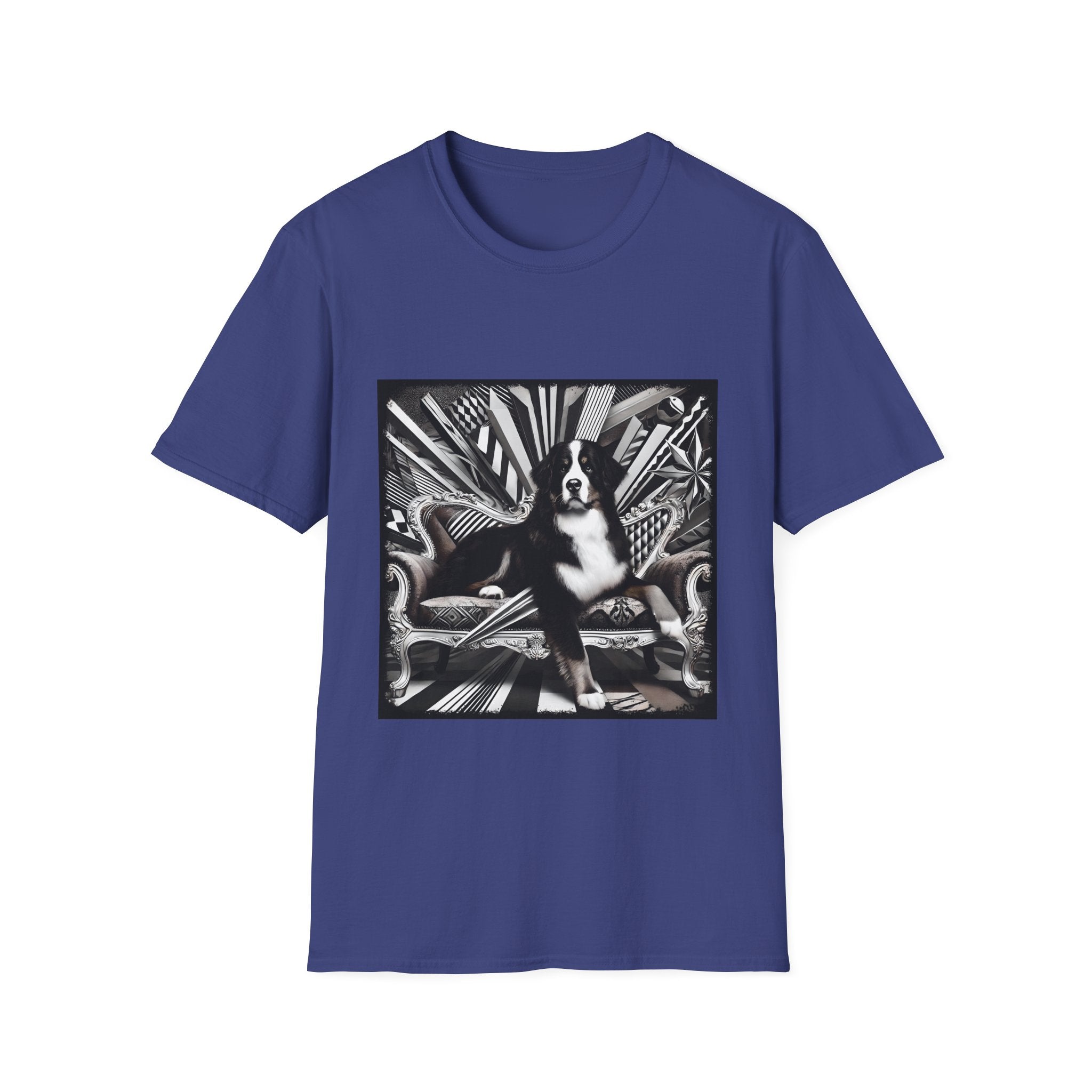 Bernese Mountain Dog B&W Bold | Unisex Dog T-Shirt