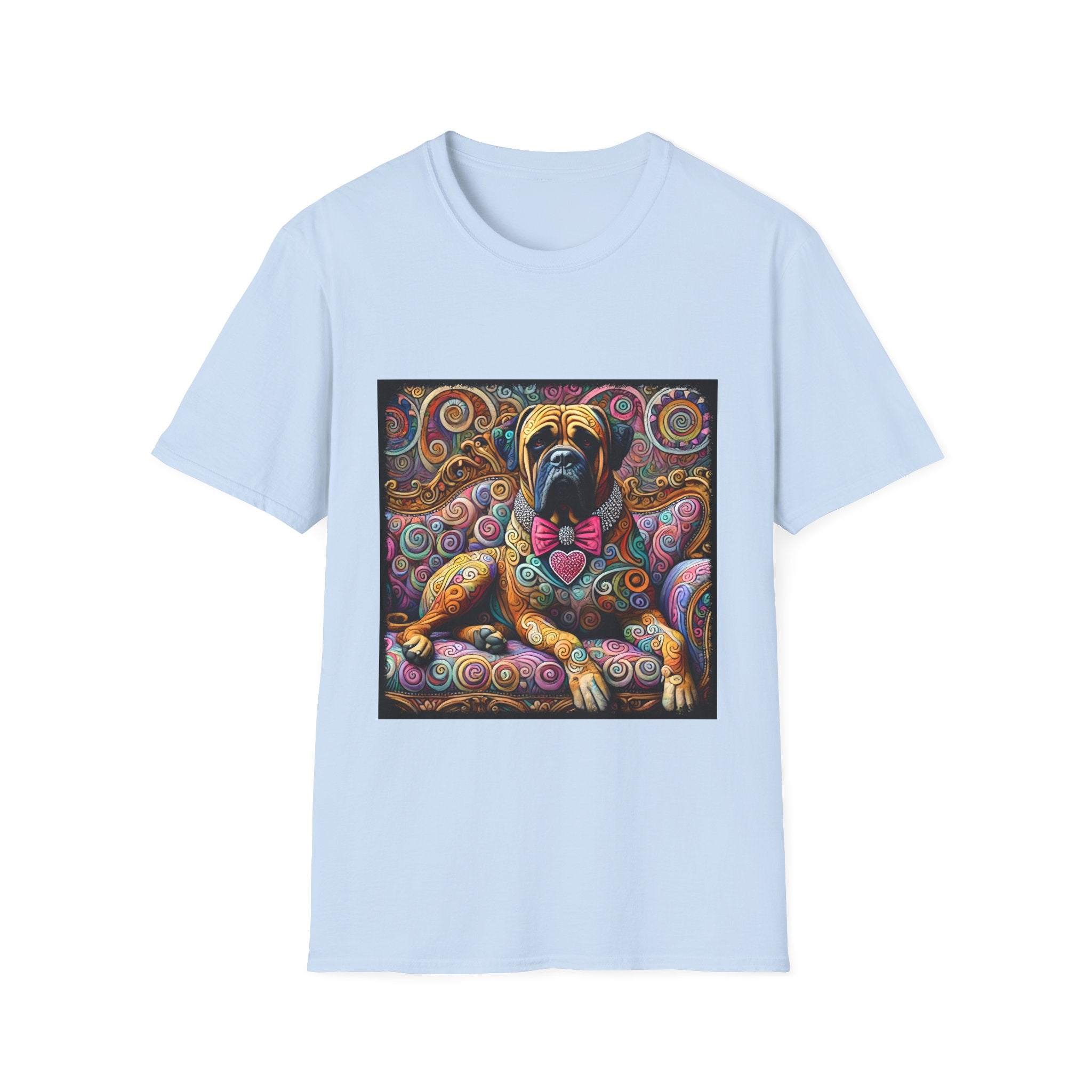 Bullmastiff Love Swirl | Unisex Dog T-Shirt