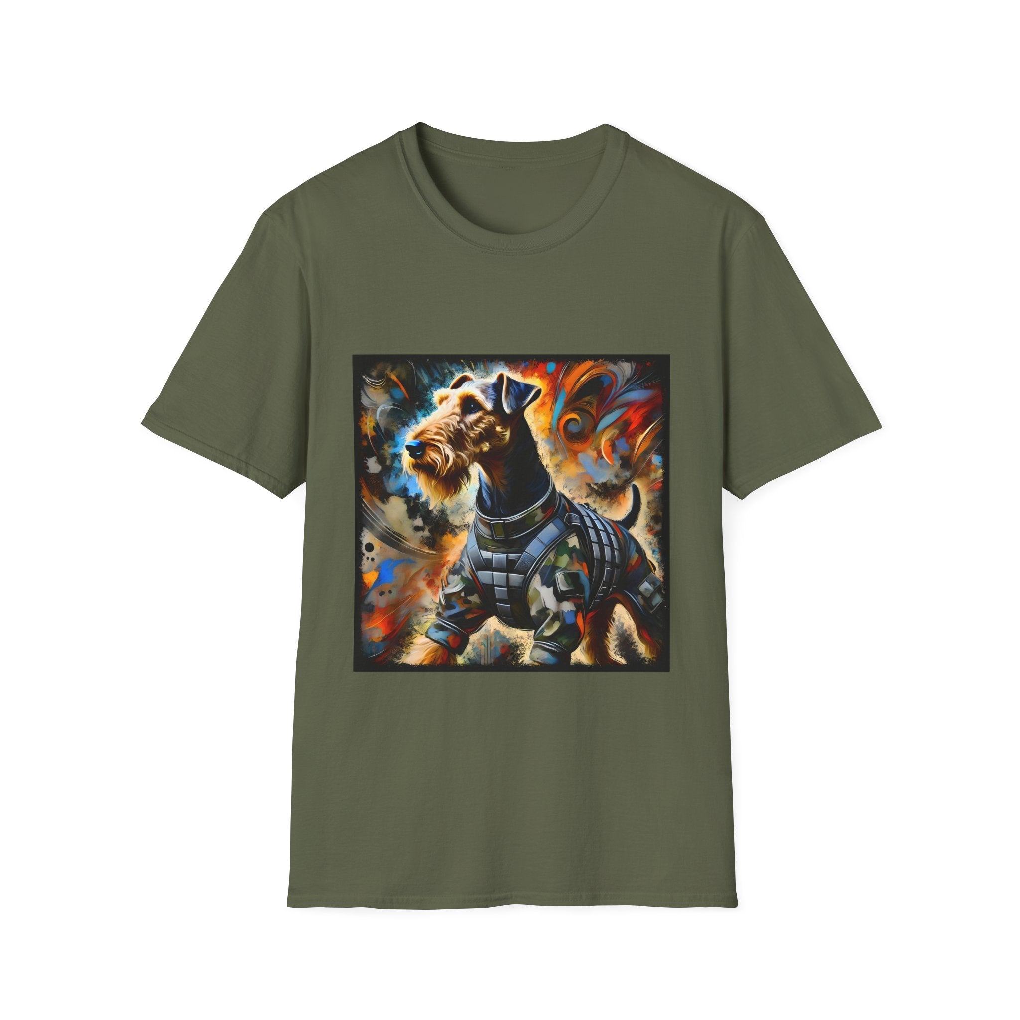 Airedale Terrier Bold Armor Classic | Unisex Dog T-Shirt
