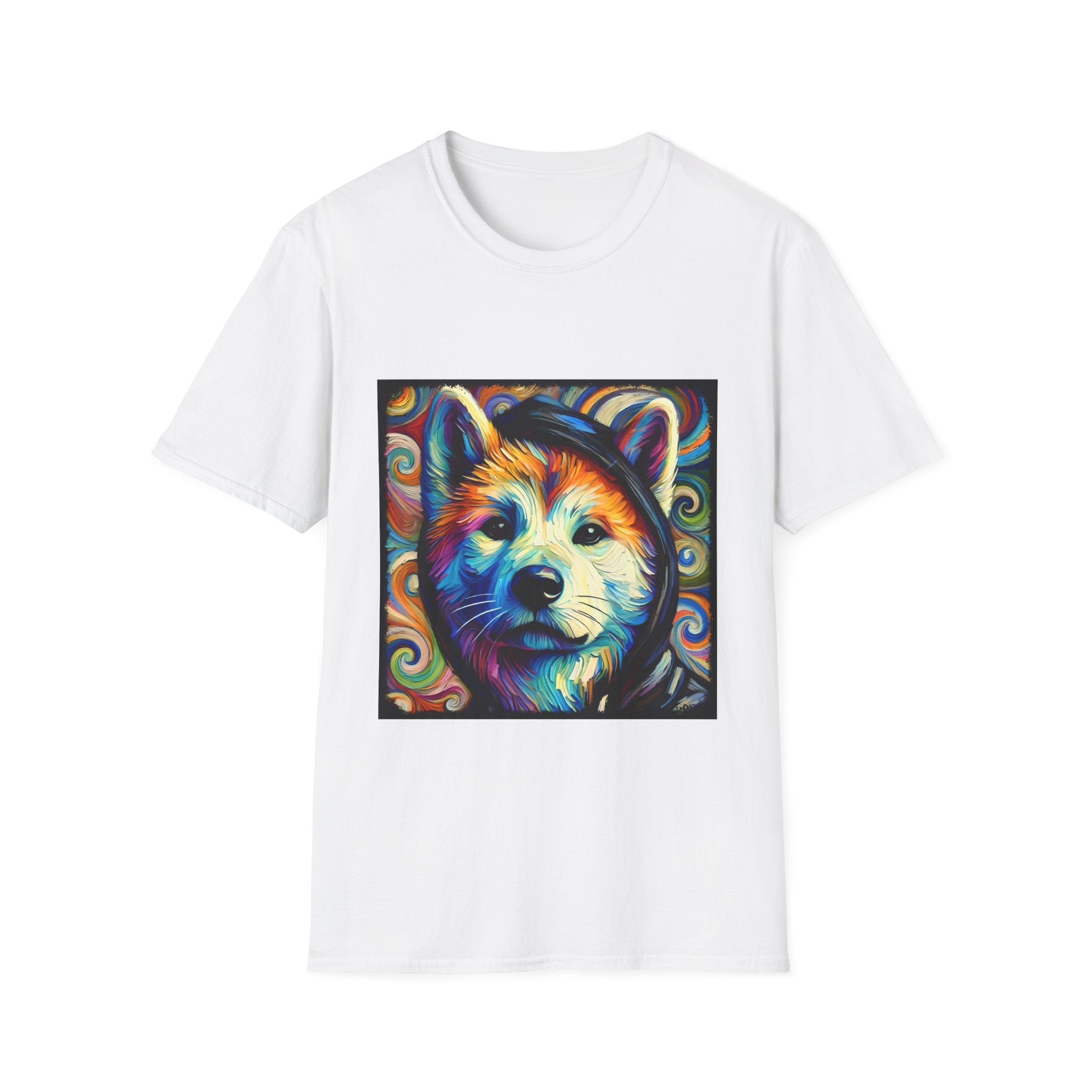 Akita Relaxed Swirl | Unisex Dog T-Shirt
