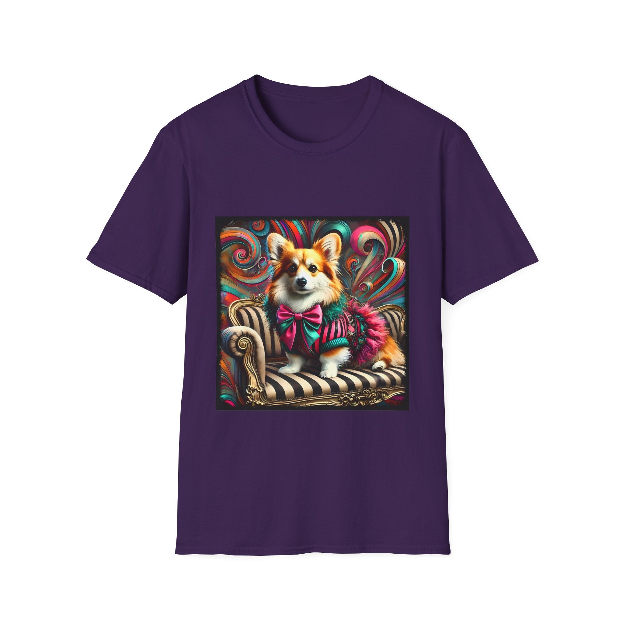 Pembroke Welsh Corgi Chic Rocker | Unisex Dog T-Shirt