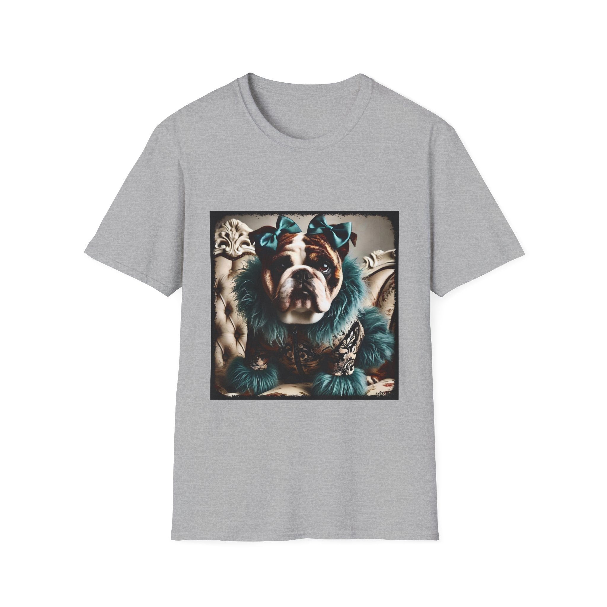 Bulldog Fur Fashionista | Unisex Dog T-Shirt