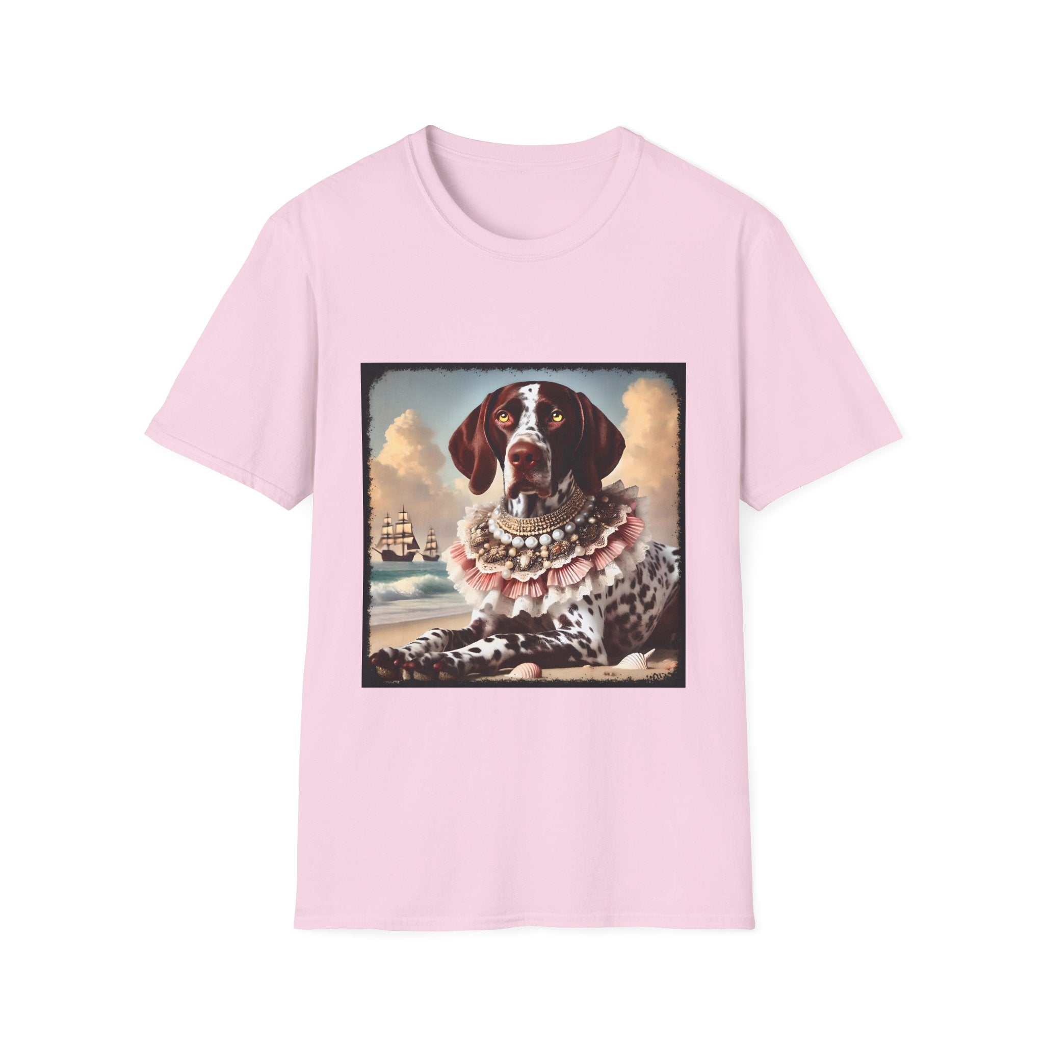 German Shorthaired Pointer Beach Beauty | Unisex Dog T-Shirt
