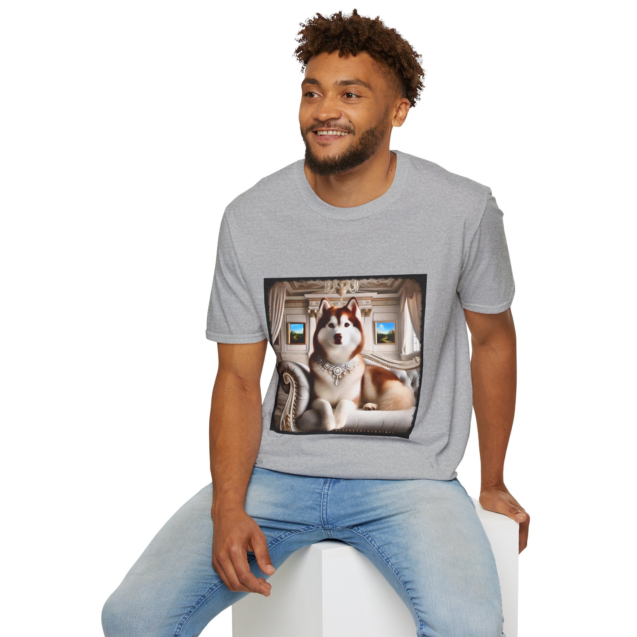 Siberian Husky Red Princess | Unisex Dog T-Shirt