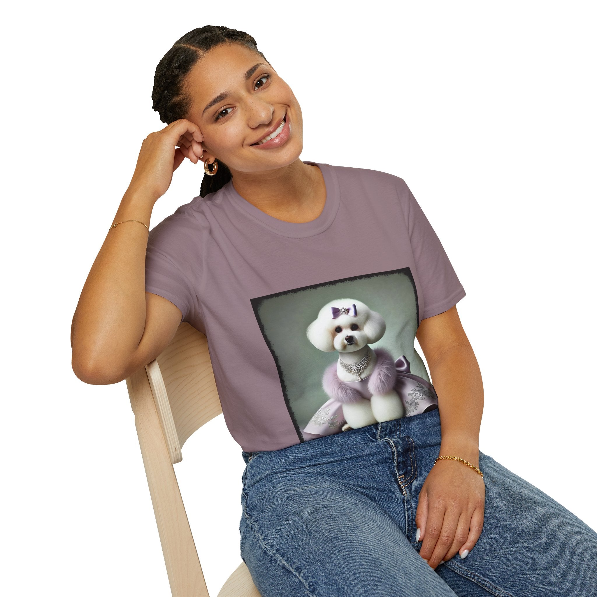 Bichon Frise Glam Girl | Unisex Dog T-Shirt