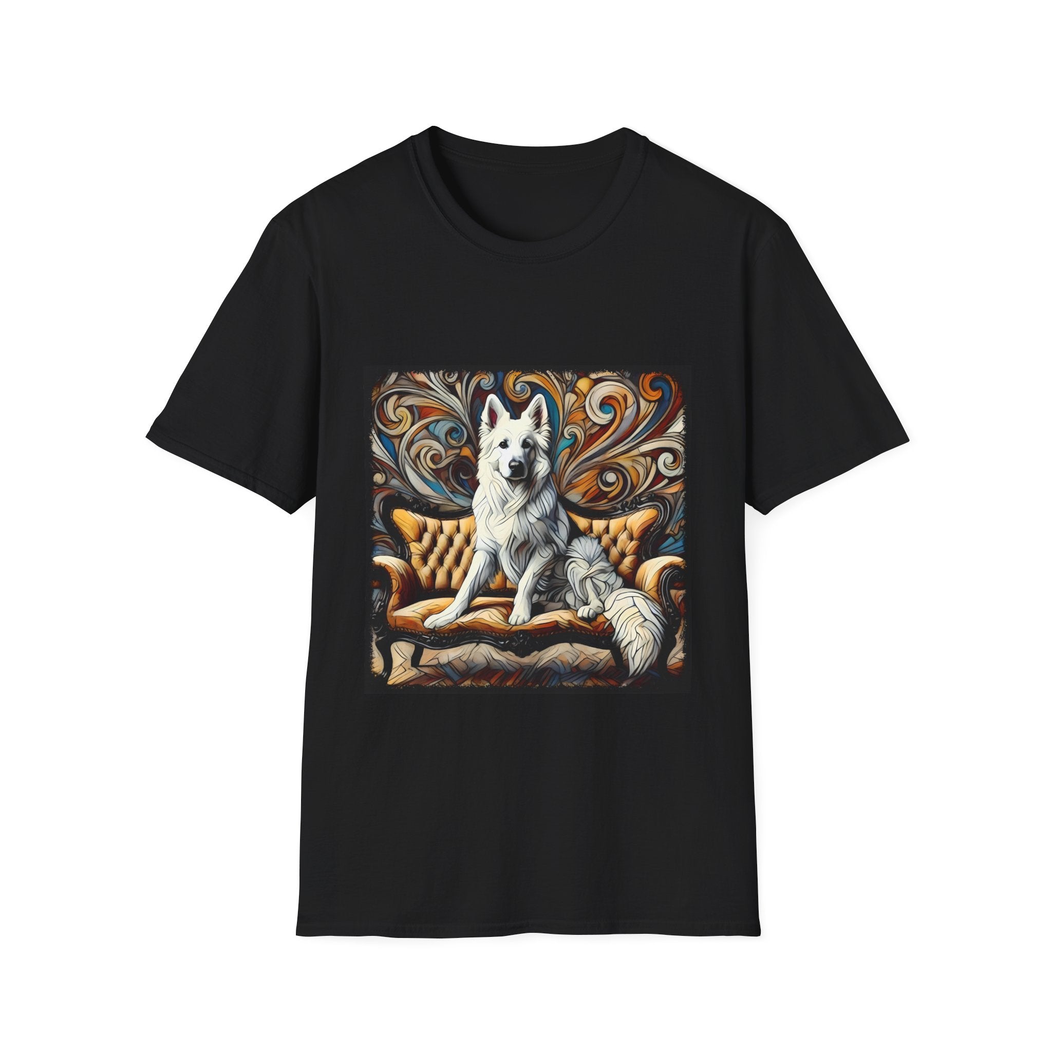 German Shepherd Bold Swirl | Unisex Dog T-Shirt