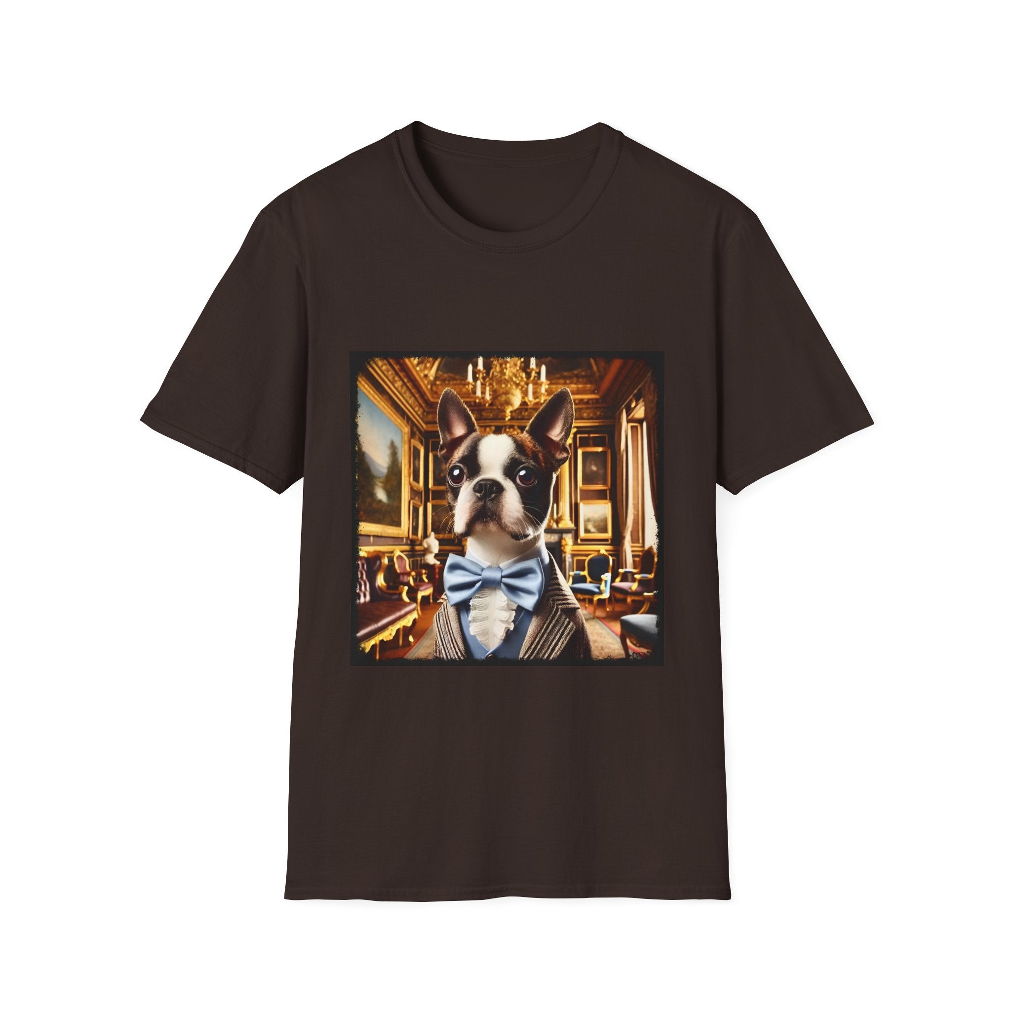 Stylish Boston Terrier breed tee Rouge design