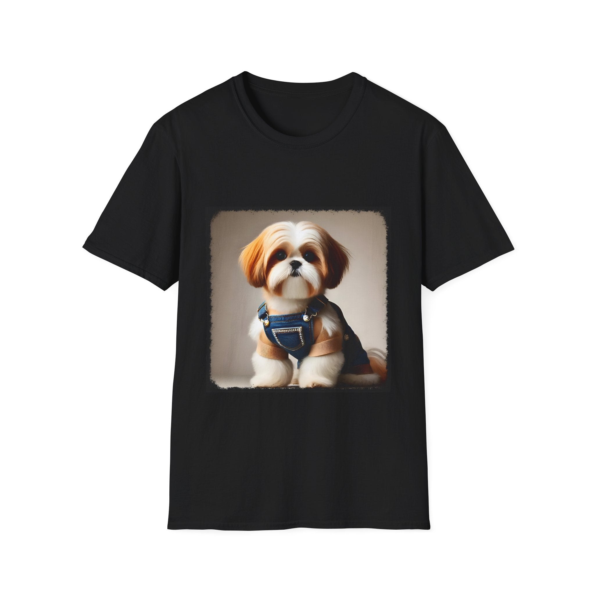 Shih Tzu Denim Mood | Unisex Dog T-Shirt