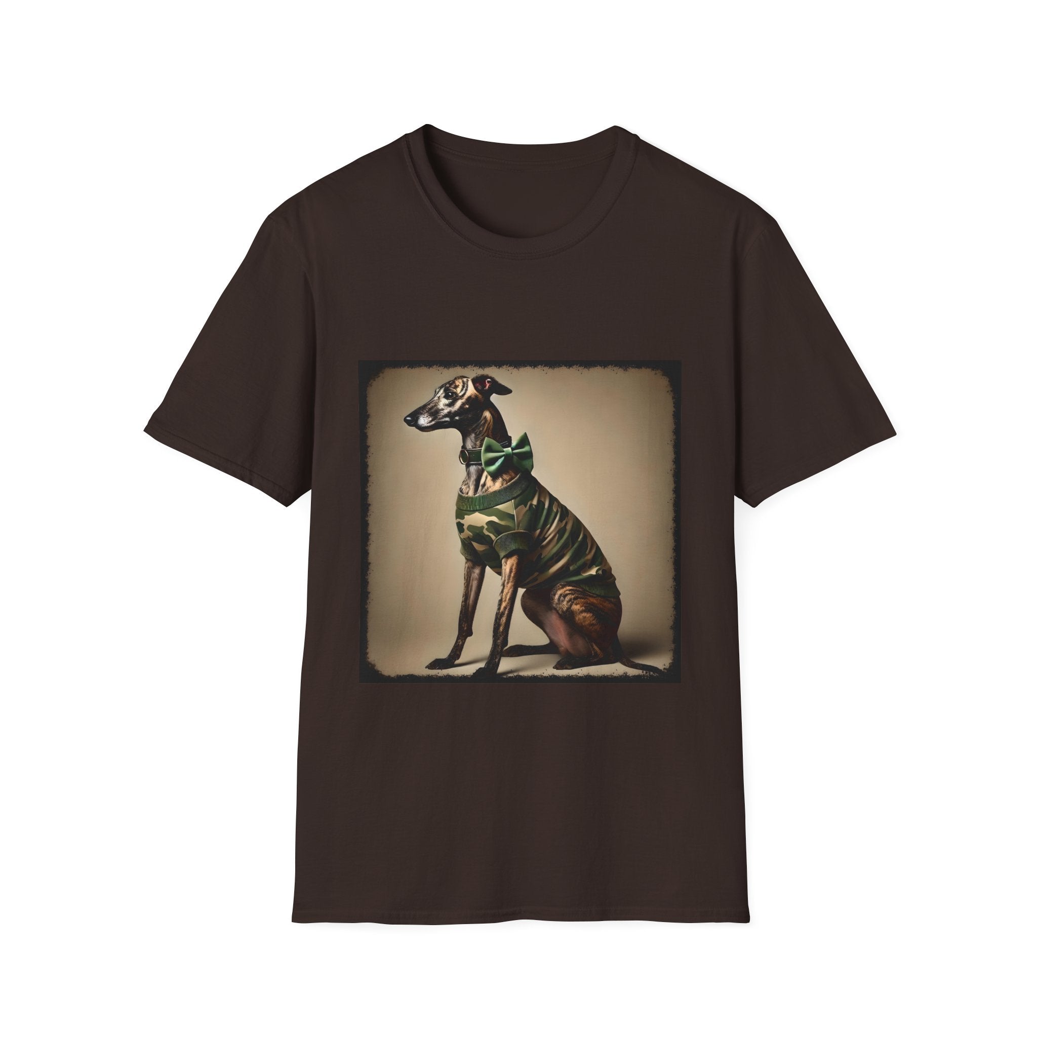Greyhound Brindle Camo Cutie | Unisex Dog T-Shirt