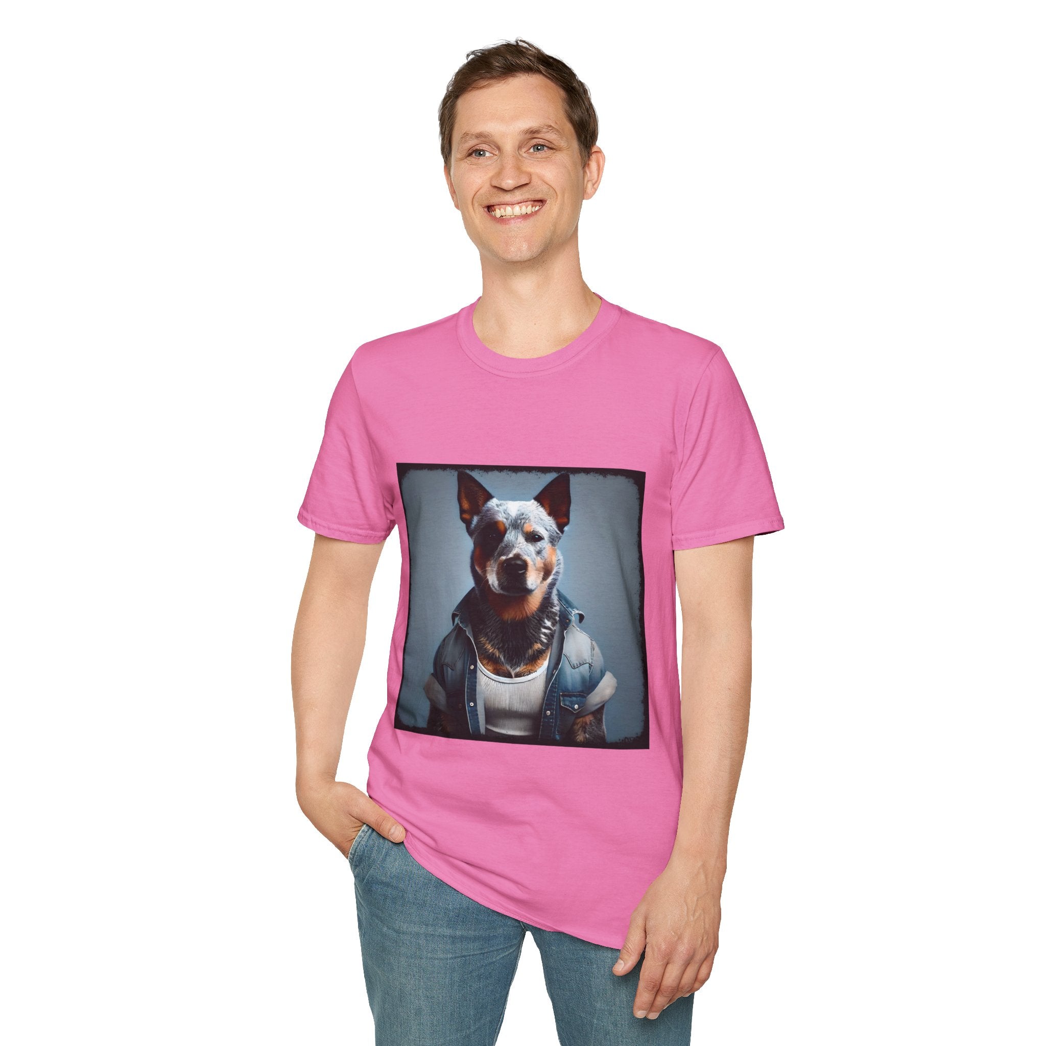 Australian Cattle Dog Denim Dude | Unisex Dog T-Shirt