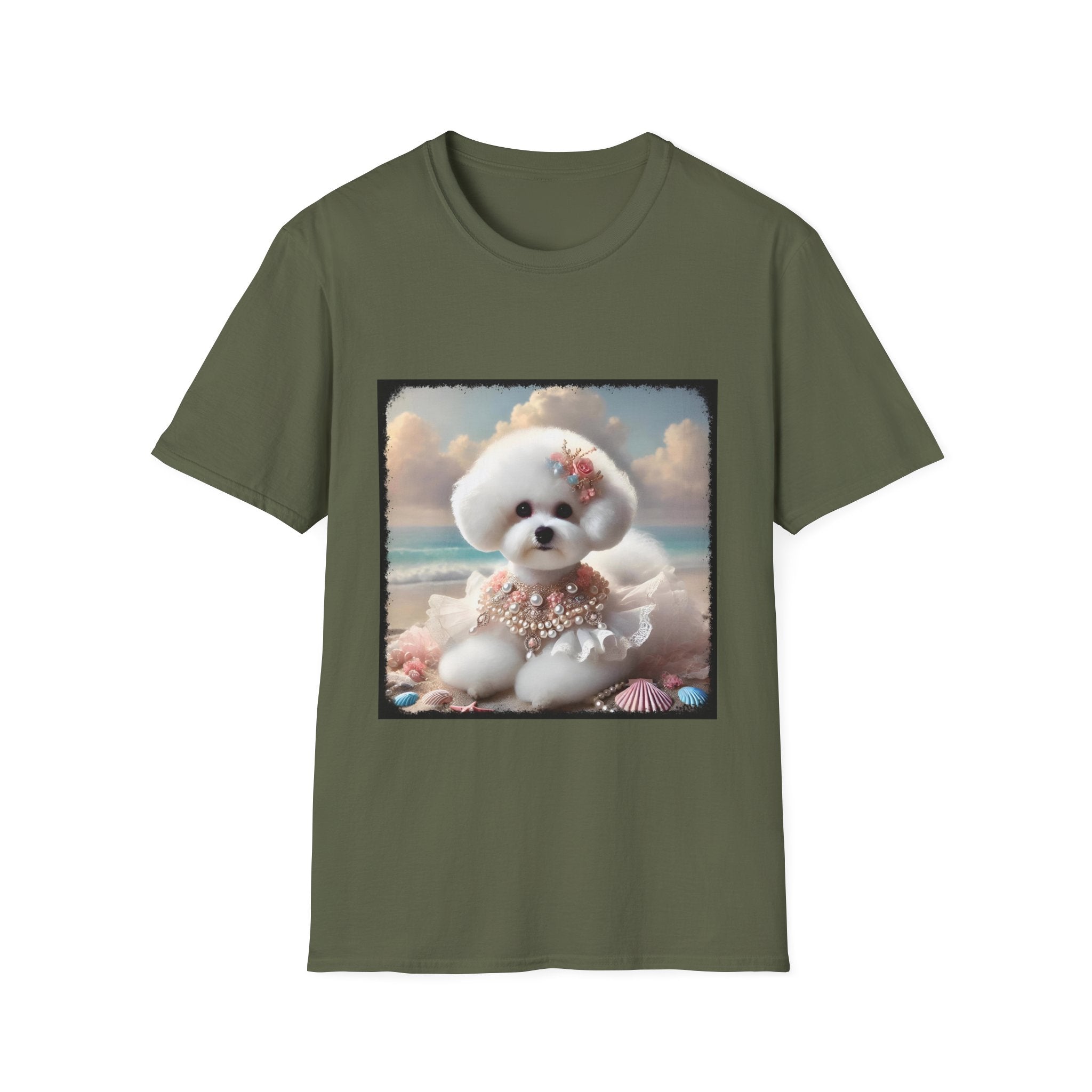 Bichon Frise Beach Beauty | Unisex Dog T-Shirt
