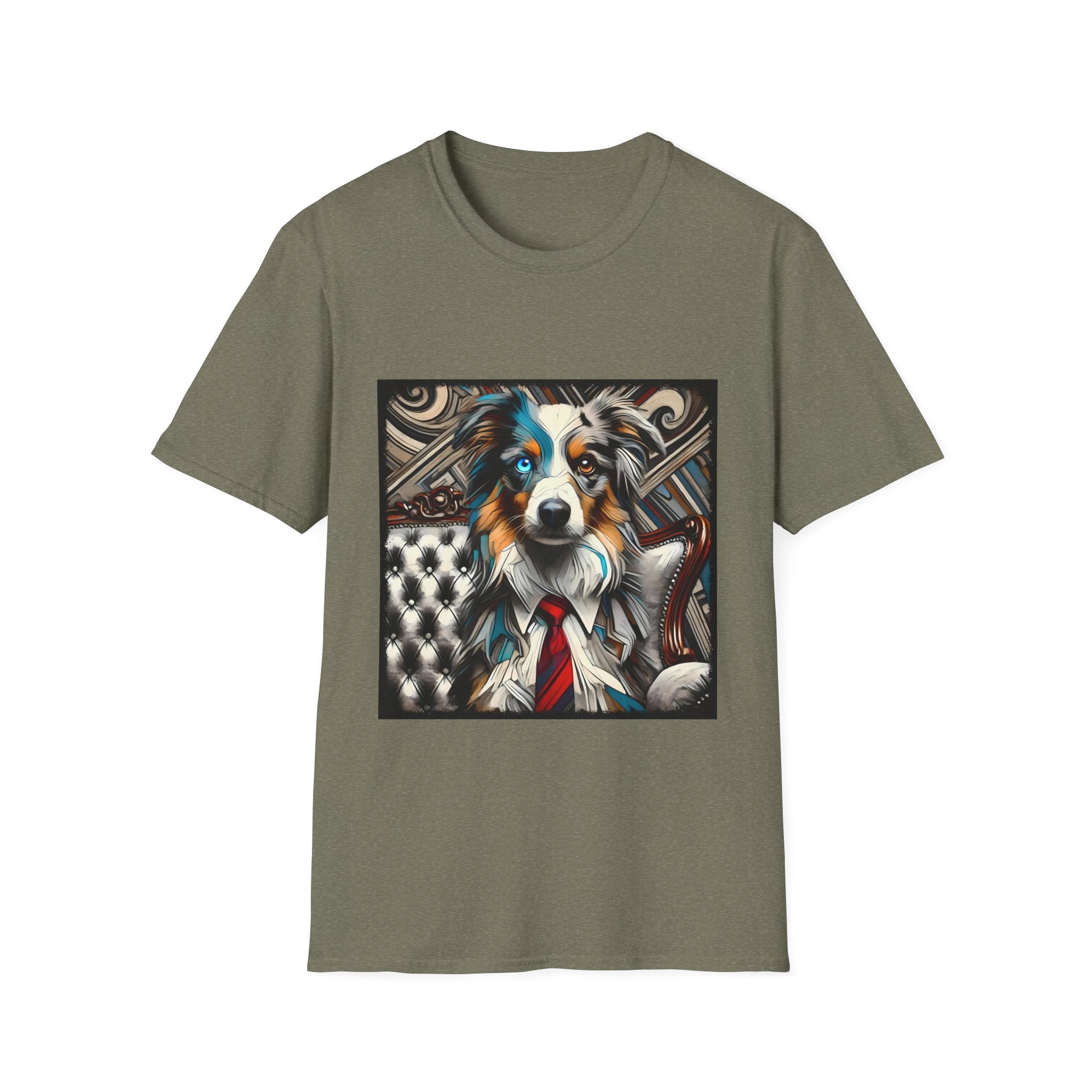 Miniature American Shepherd Bold Gentleman |  Unisex Dog T-Shirt