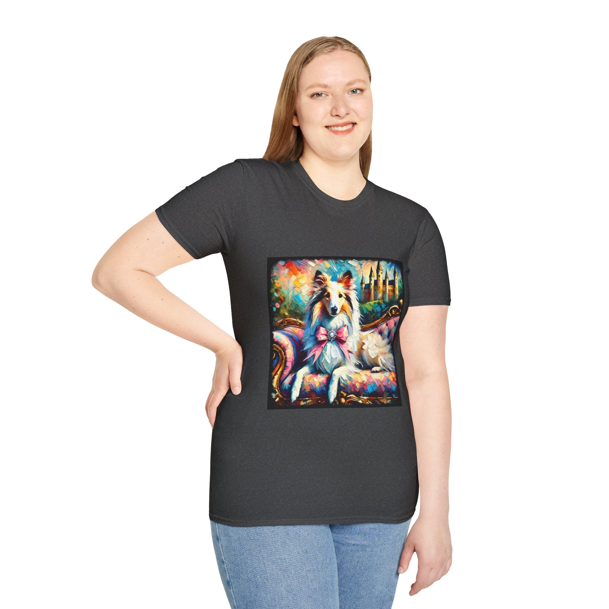 Collie Diamond Princess Classic | Unisex Dog T-Shirt