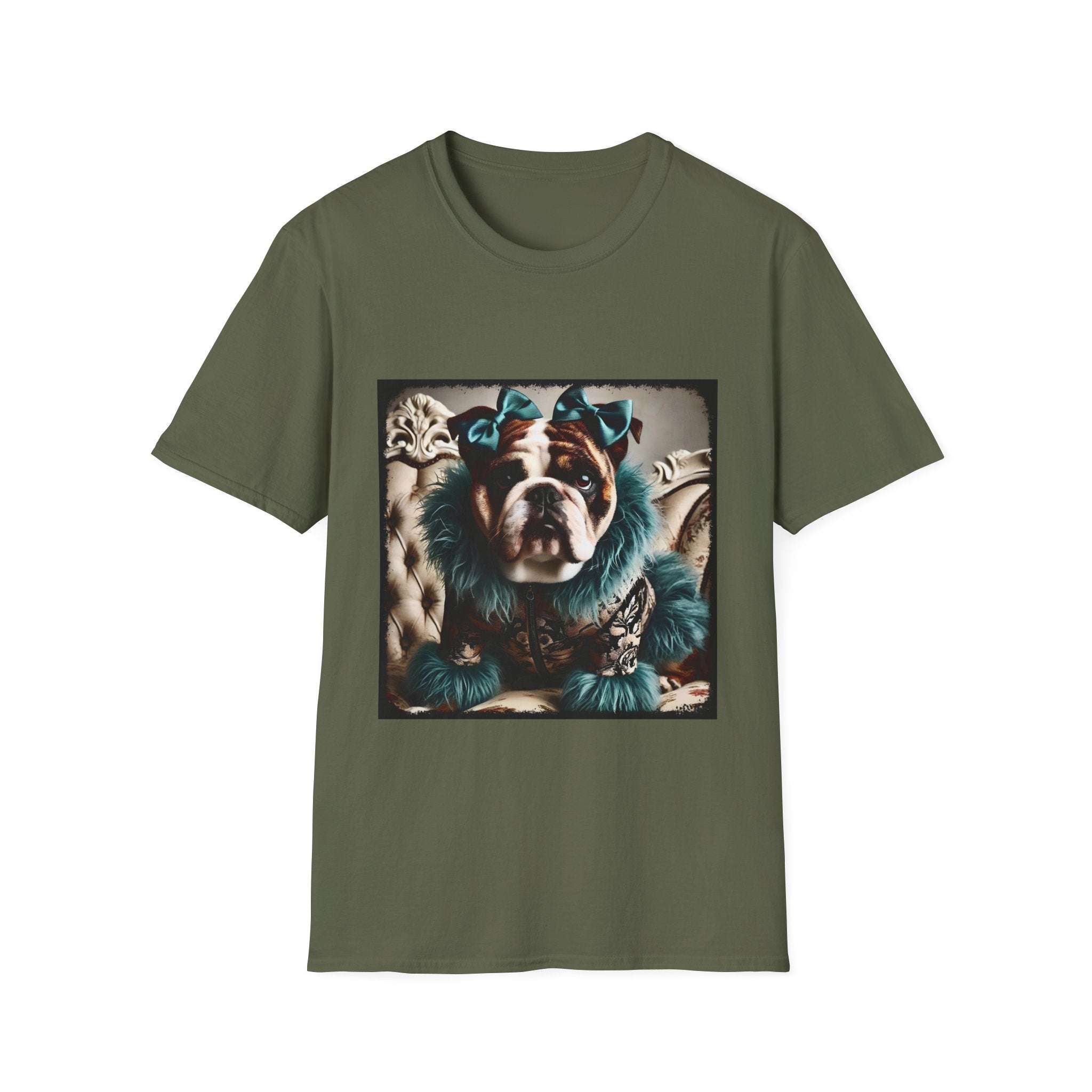Bulldog Fur Fashionista | Unisex Dog T-Shirt