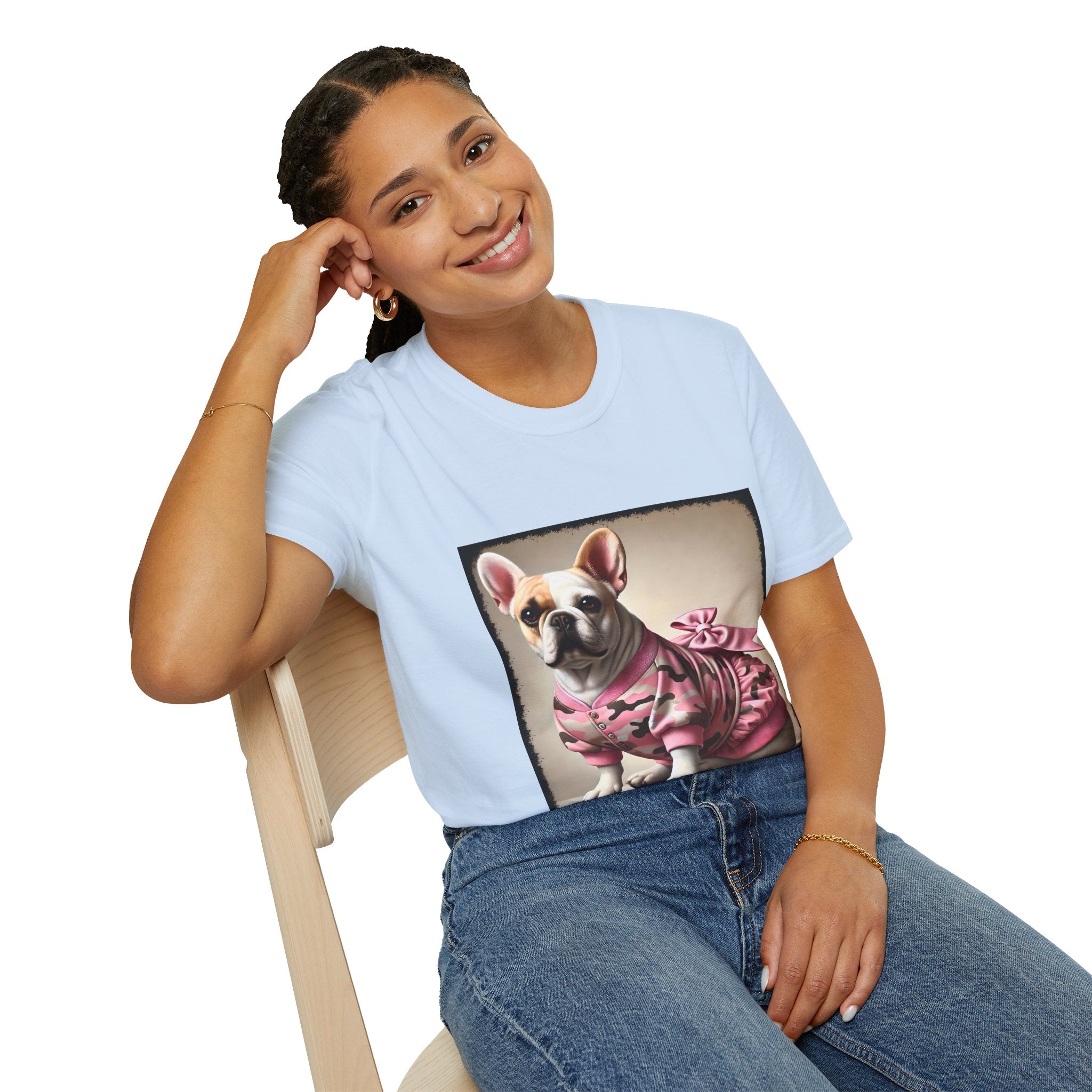French Bulldog Camo Babygirl | Unisex Dog T-Shirt