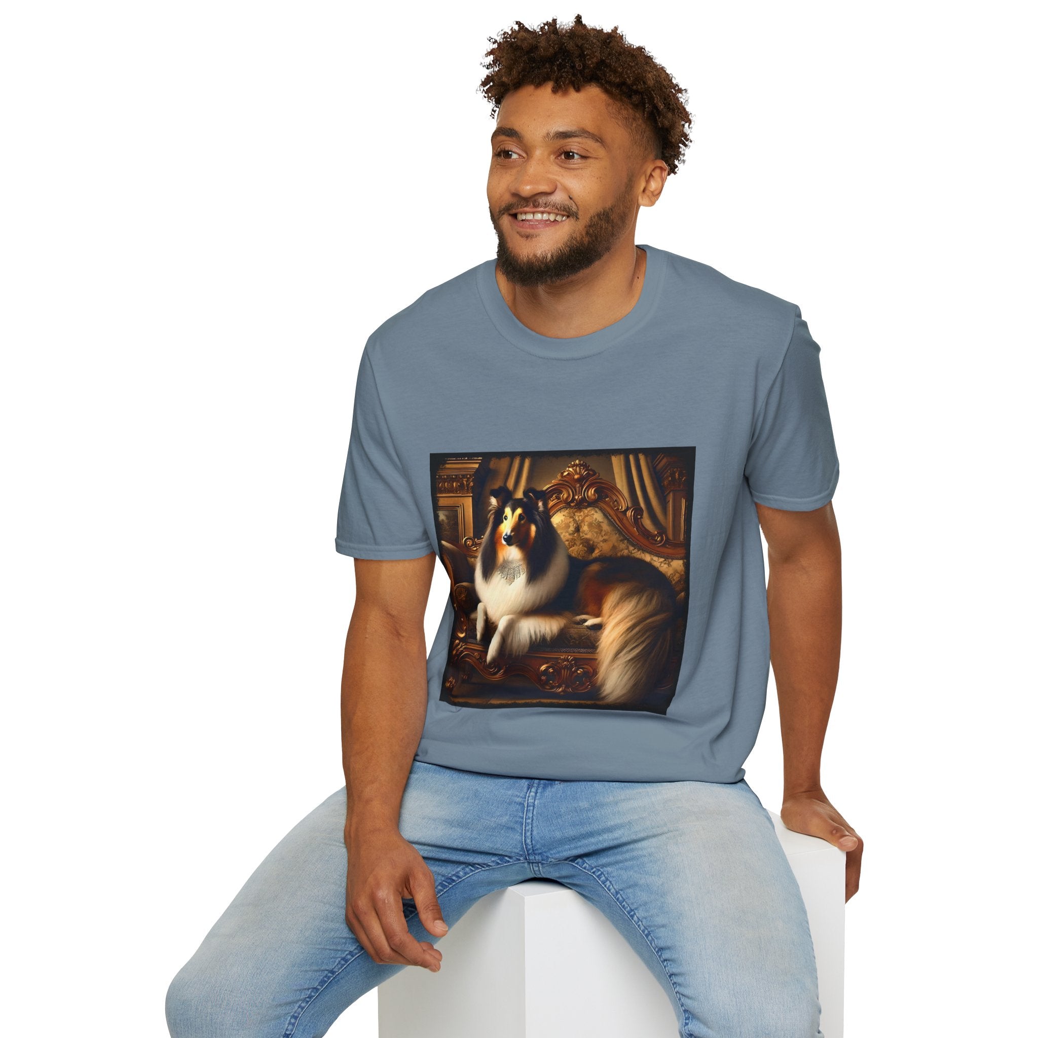 Collie Posh Princess | Unisex Dog T-Shirt