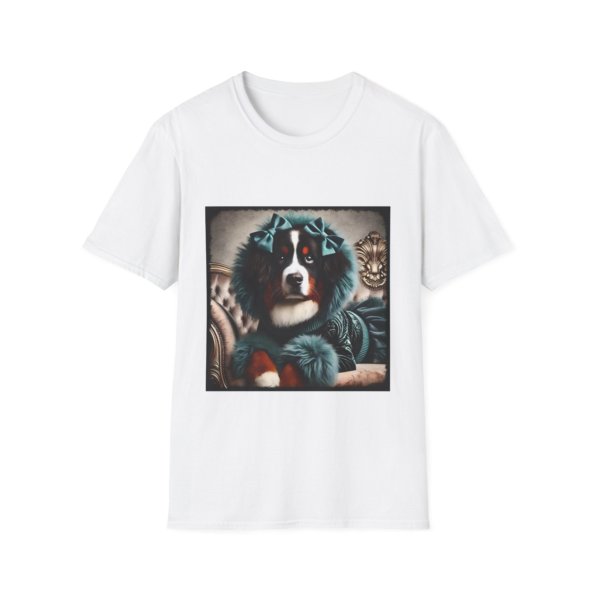 Bernese Mountain Dog Velvet and Fur | Unisex Dog T-Shirt