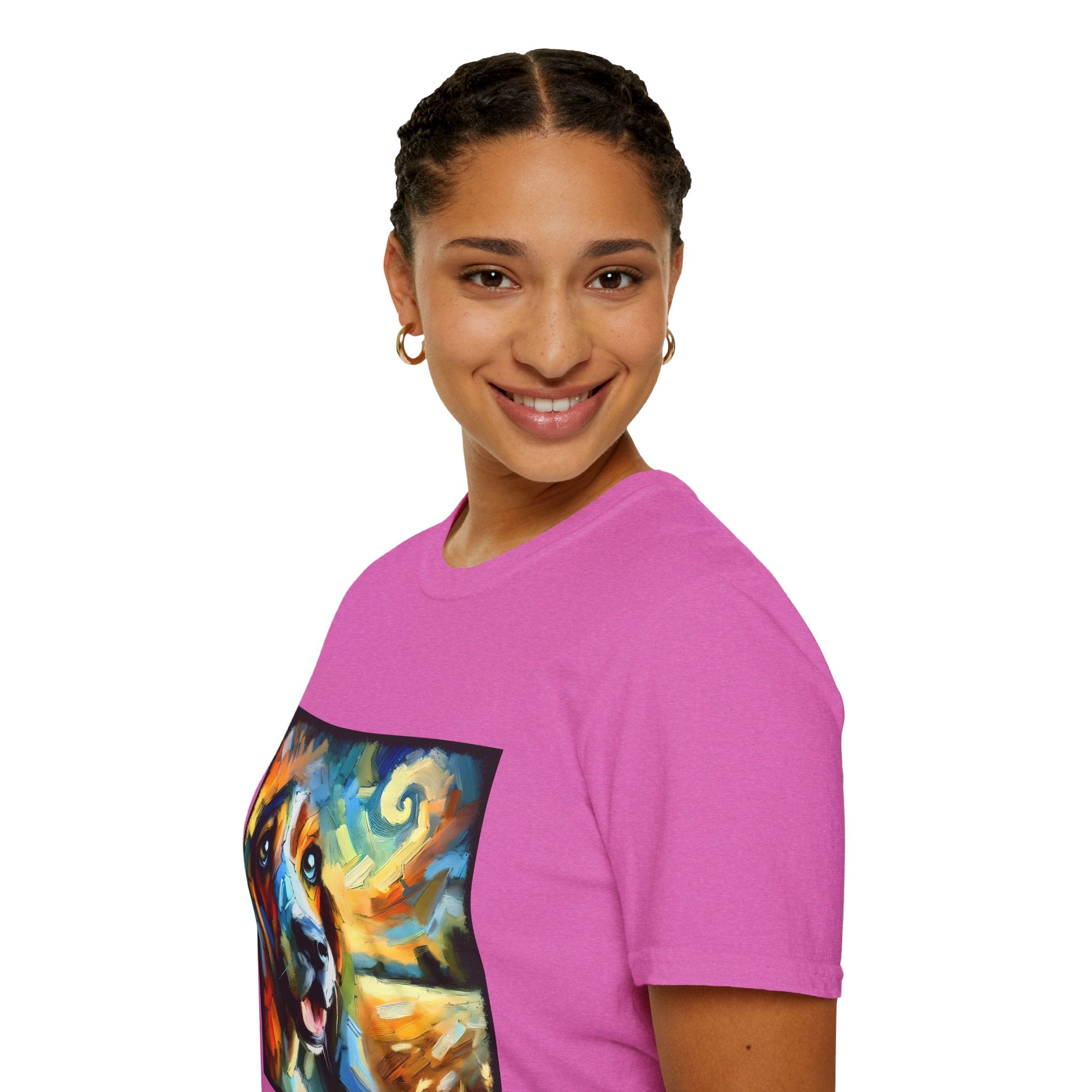 Basset Hound Sun Swirl | Unisex Dog T-Shirt