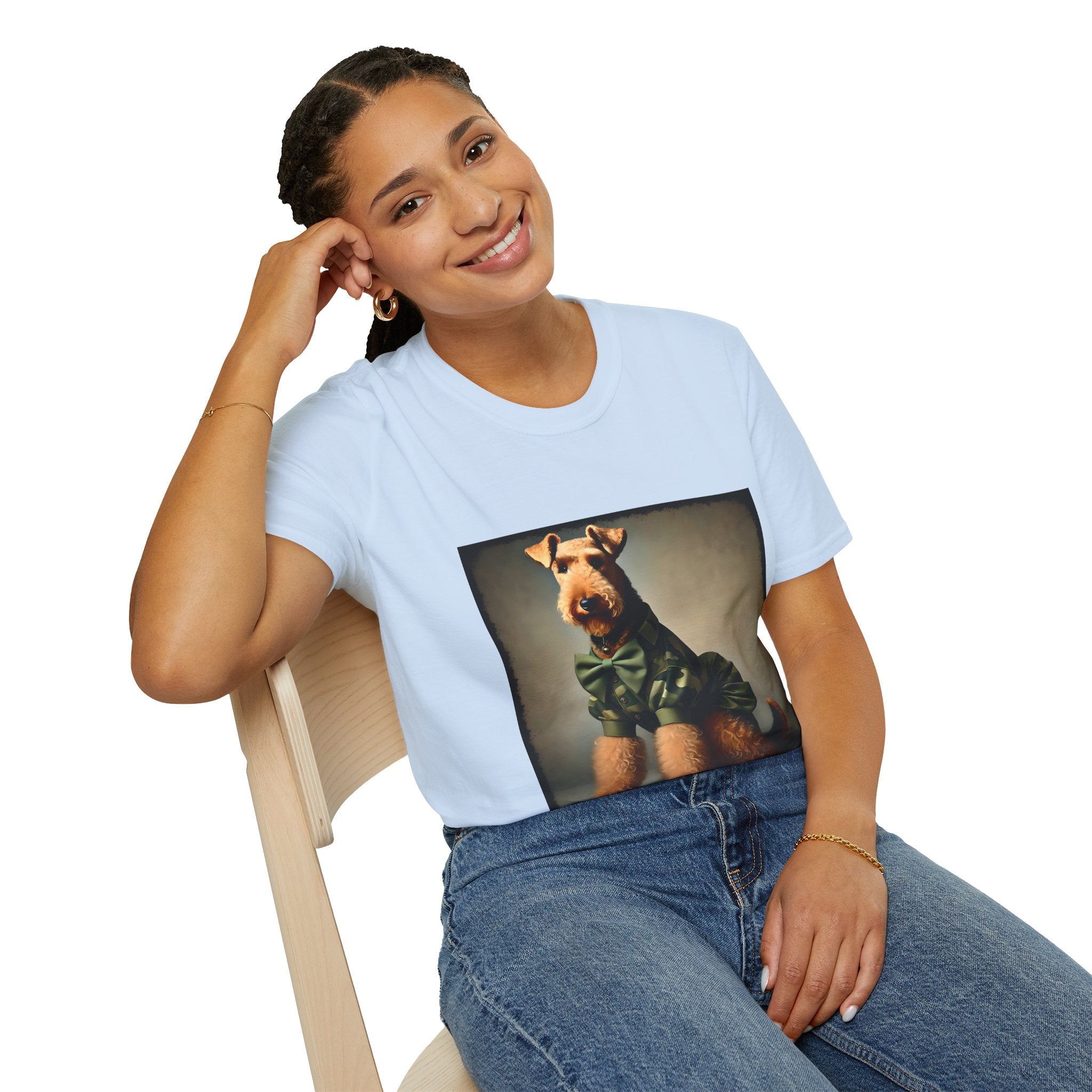 Airedale Terrier Tactical Diva | Unisex Dog T-Shirt