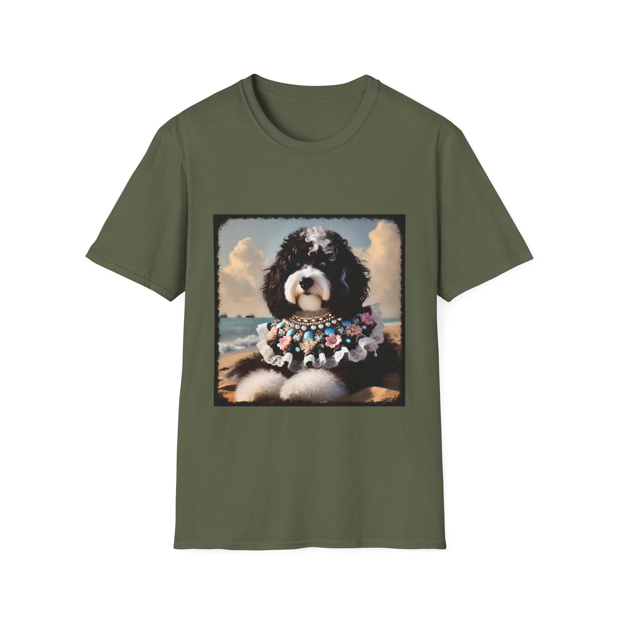 Aussiedoodle Seashell Siren | Unisex Dog T-Shirt
