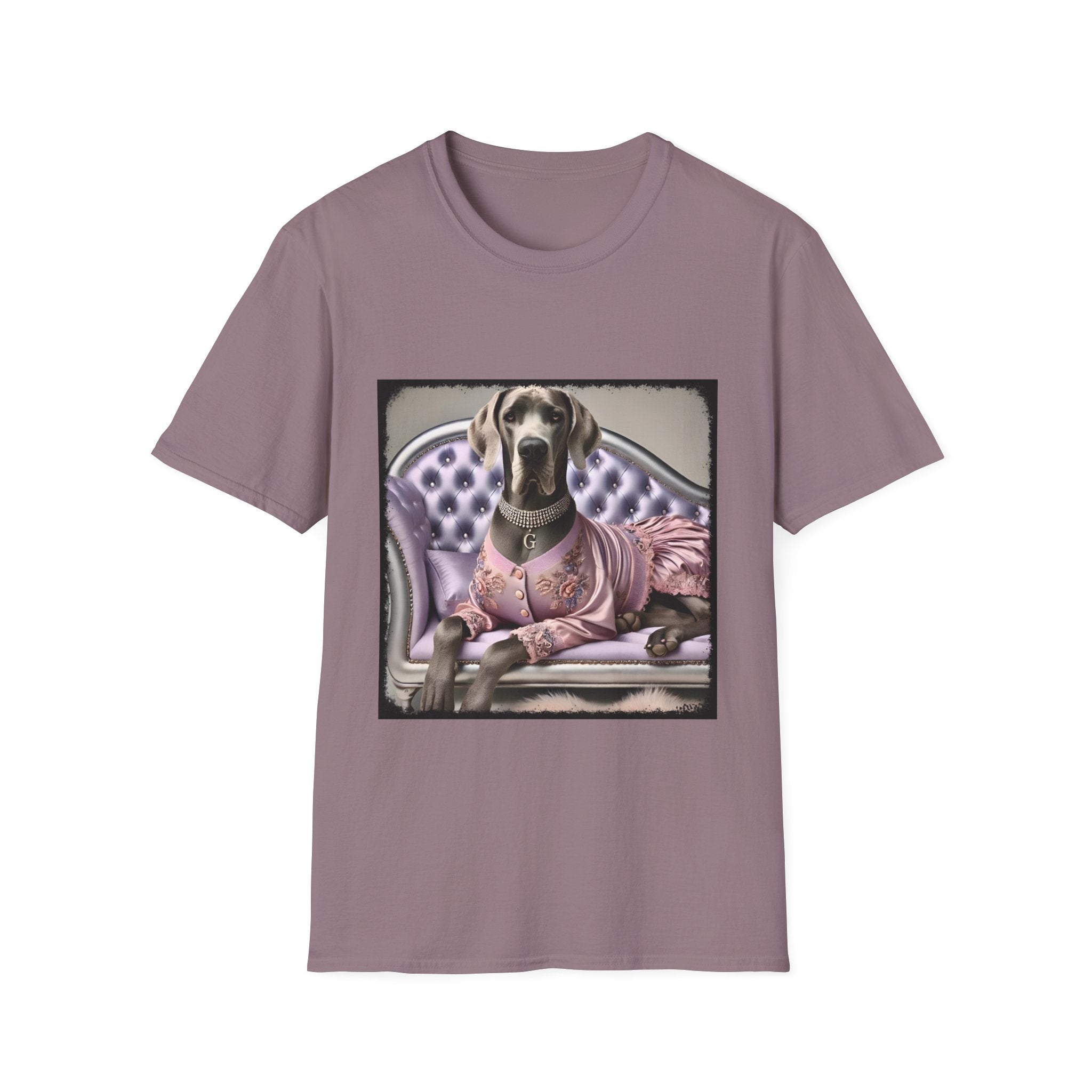 Great Dane Violet Vixen | Unisex Dog T-Shirt