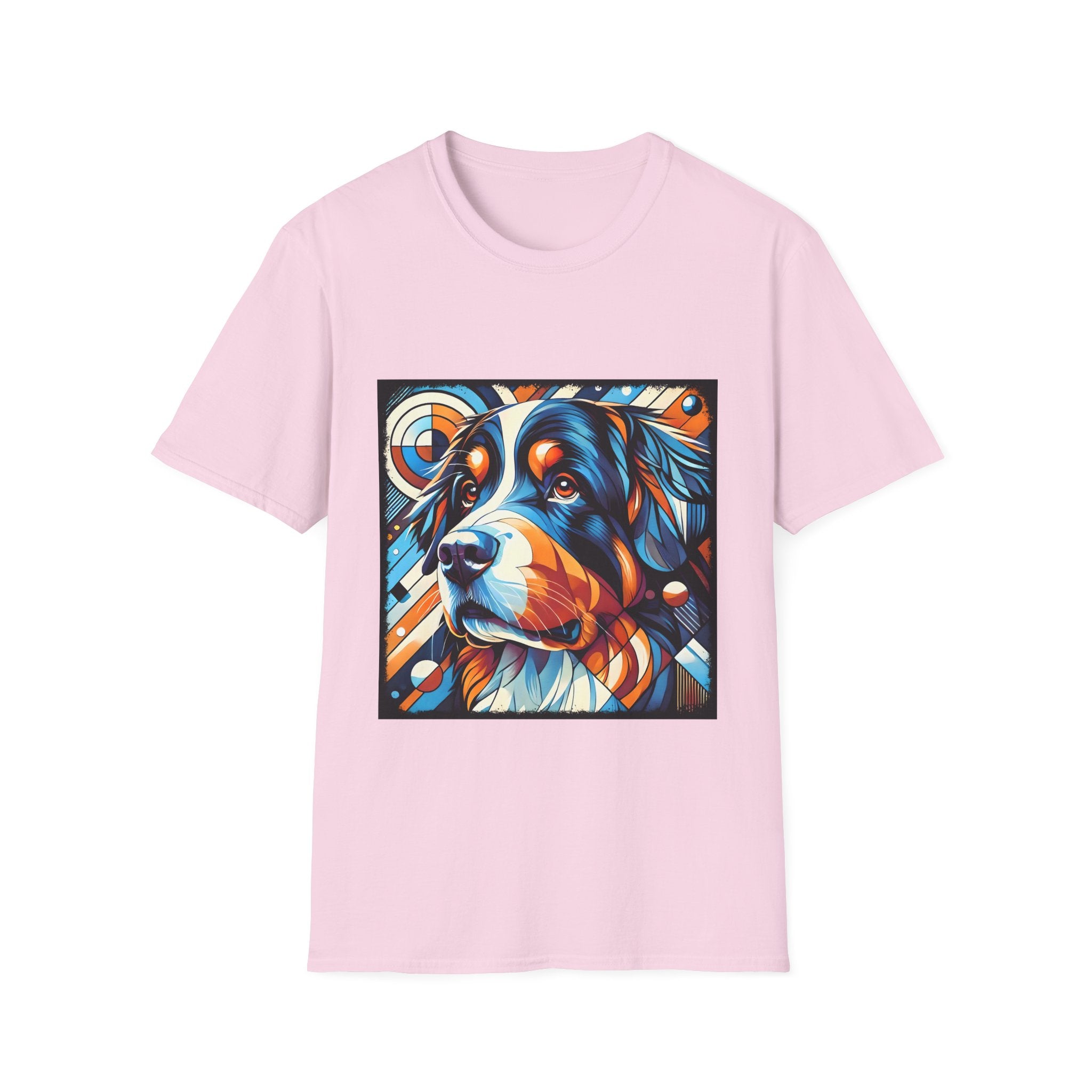 Bernese Mountain Dog Bold Geometric | Unisex Dog T-Shirt