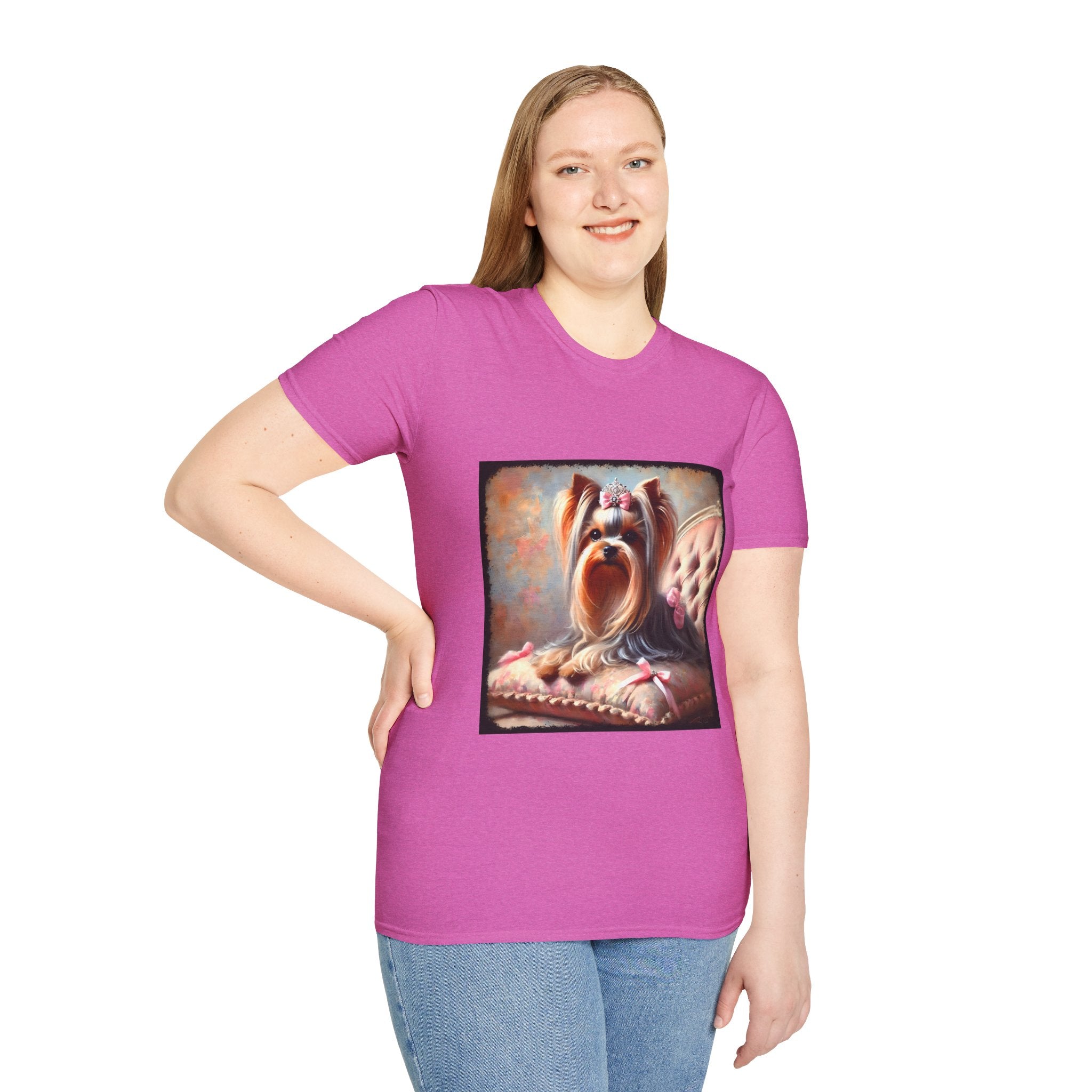 Yorkshire Terrier Bows and Diamonds Classic | Unisex Dog T-Shirt