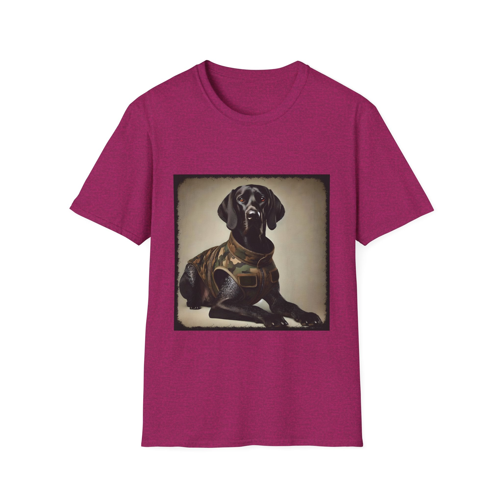German Shorthaired Pointer Camo Cutie | Unisex Dog T-Shirt