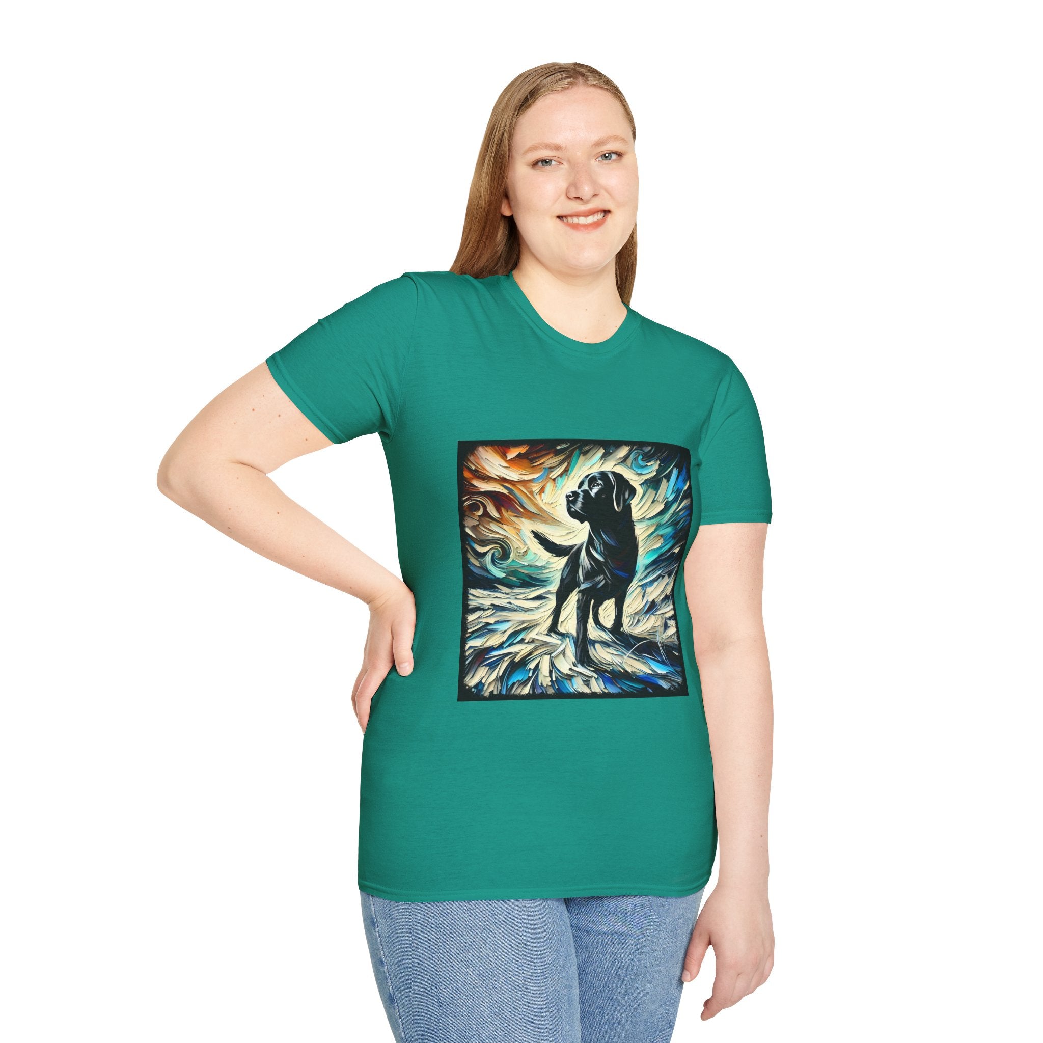 Labrador Retriever Snow Swirl | Unisex Dog T-Shirt