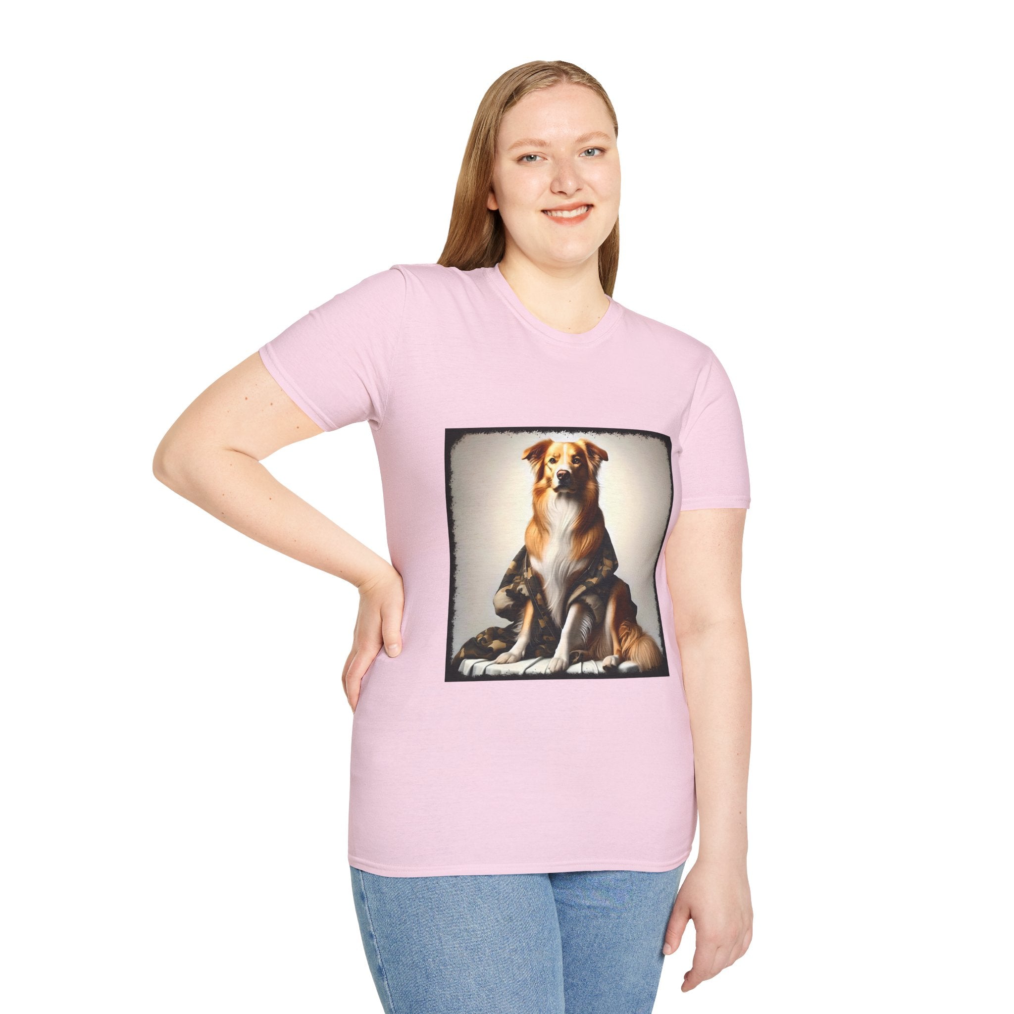 Border Collie Chic Camo  | Unisex Dog T-Shirt