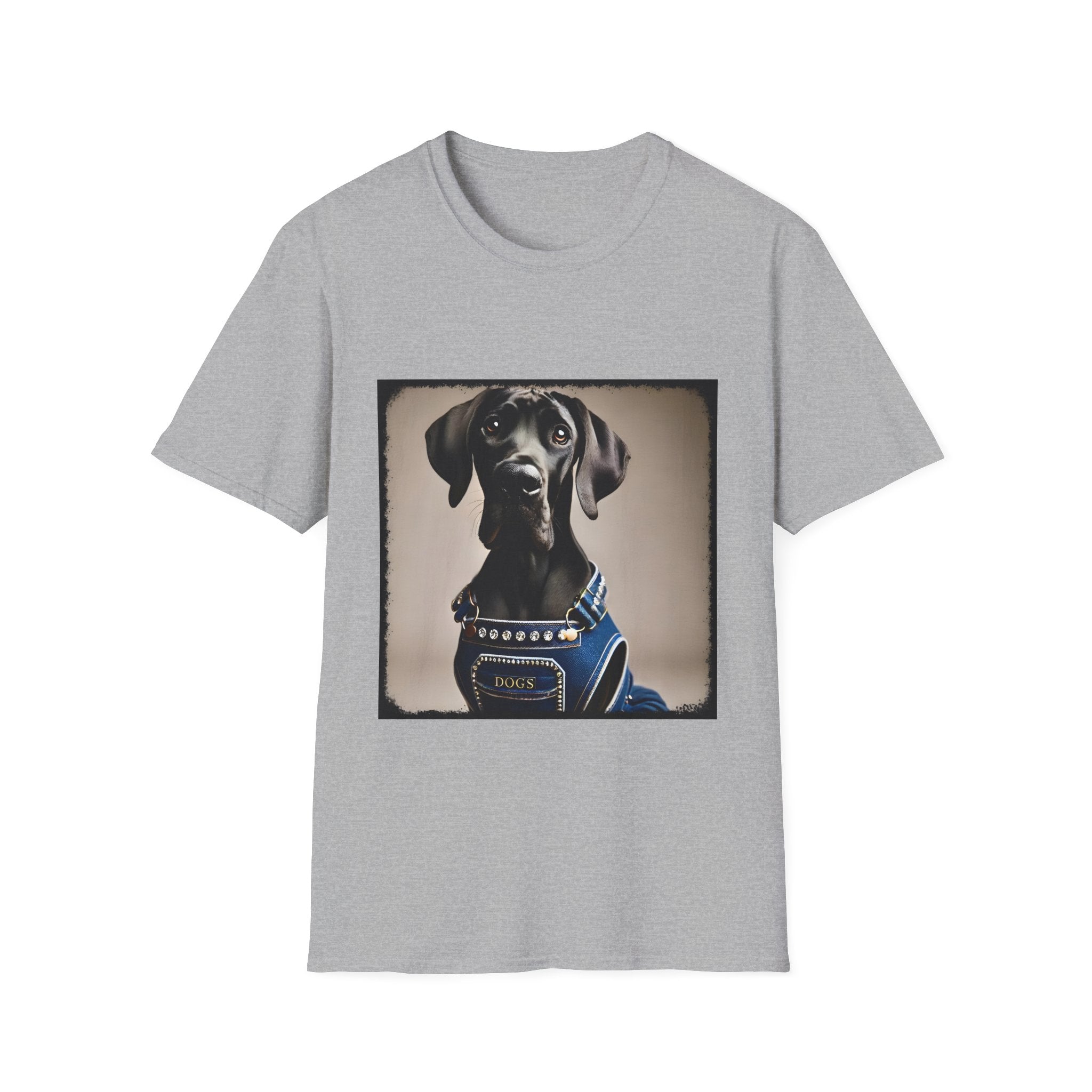 Great Dane Denim Dog | Unisex Dog T-Shirt