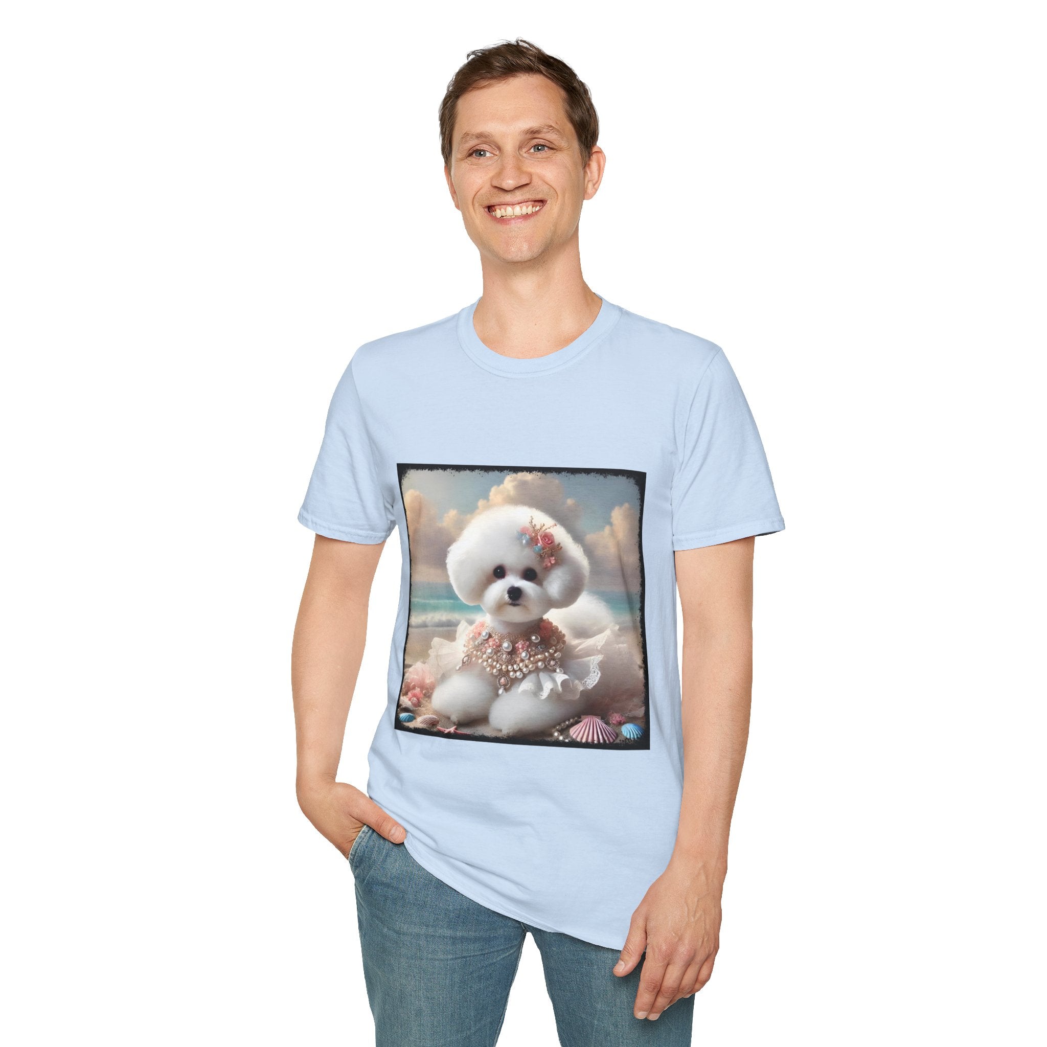 Bichon Frise Beach Beauty | Unisex Dog T-Shirt
