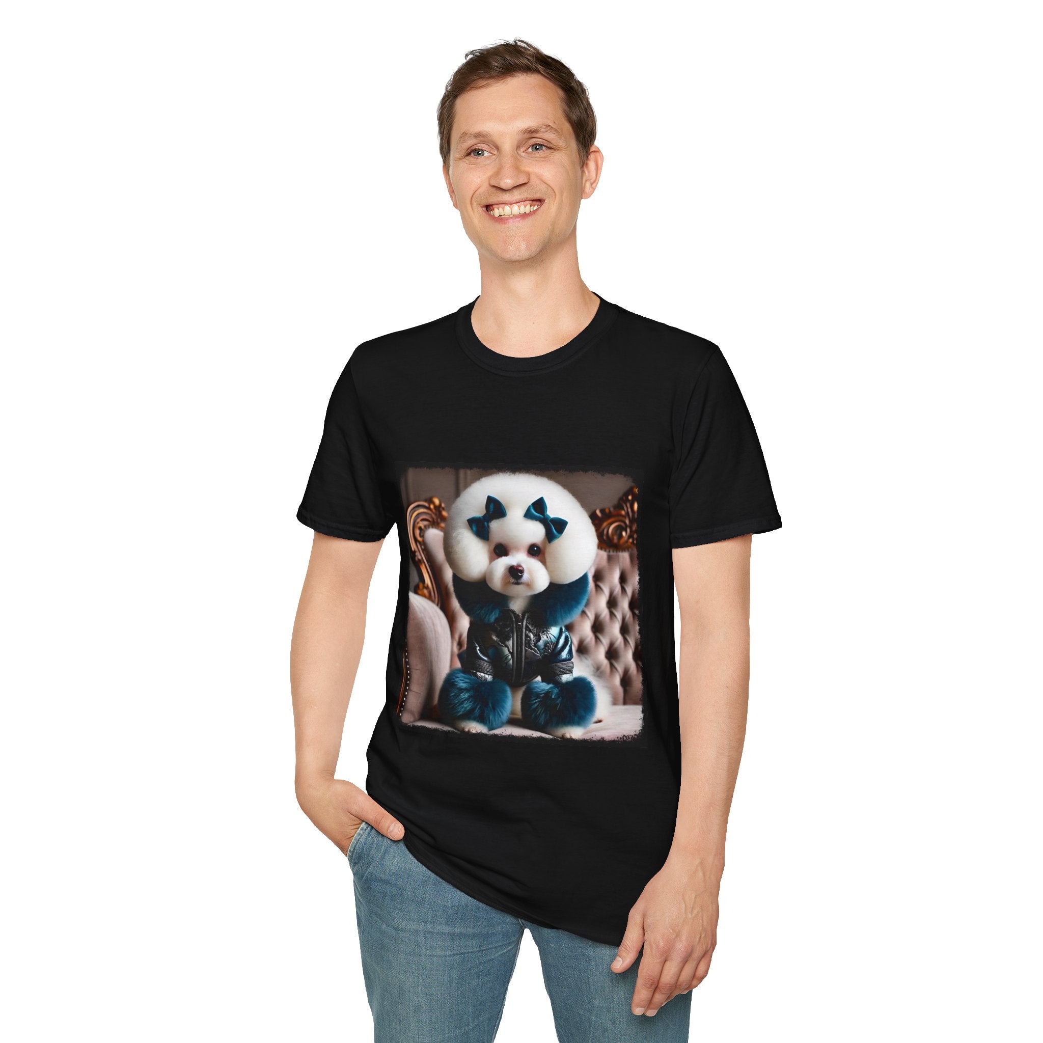 Bichon Frise Posh Pawfluencer | Unisex Dog T-Shirt