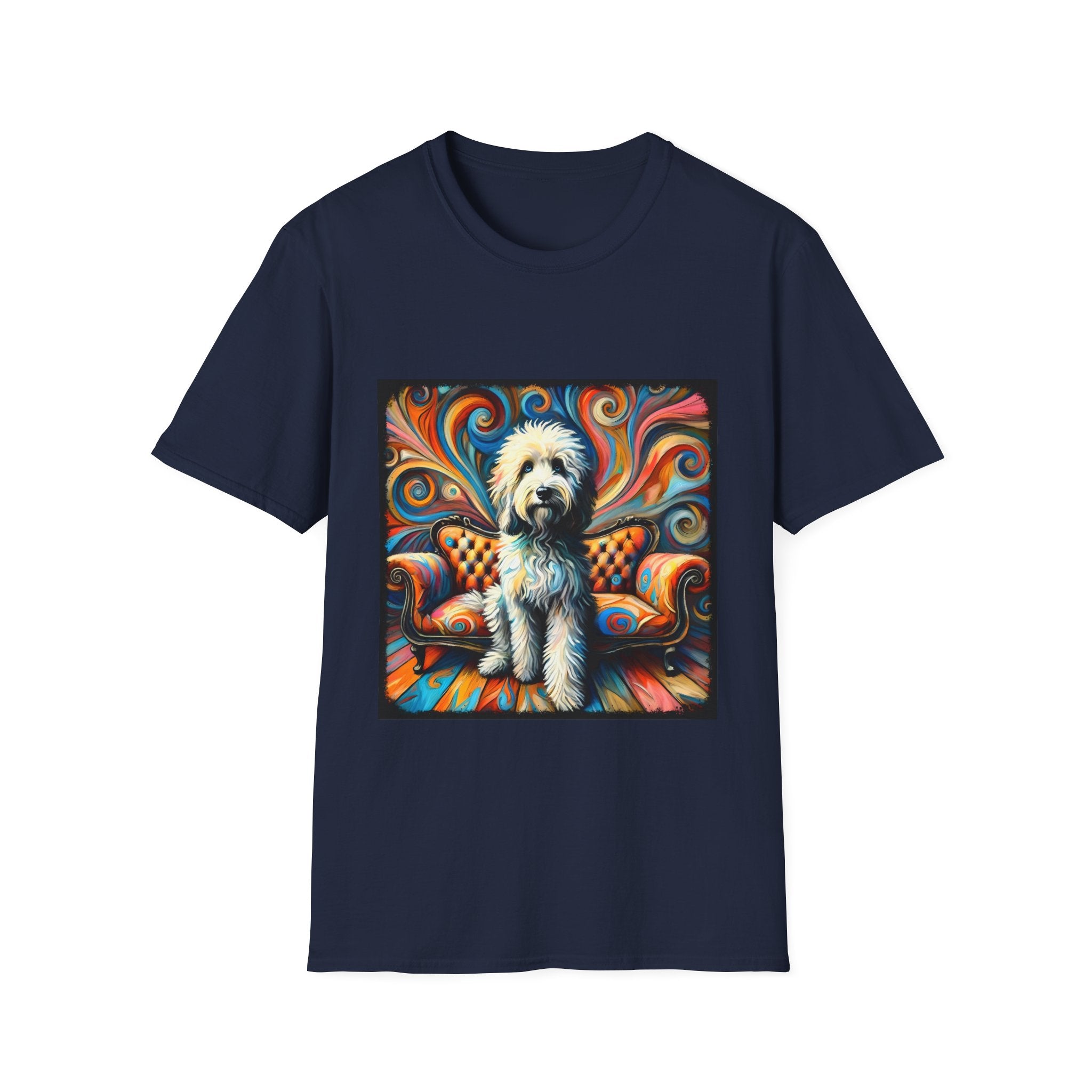 Sheepadoodle Bold Swirl | Unisex Dog T-Shirt