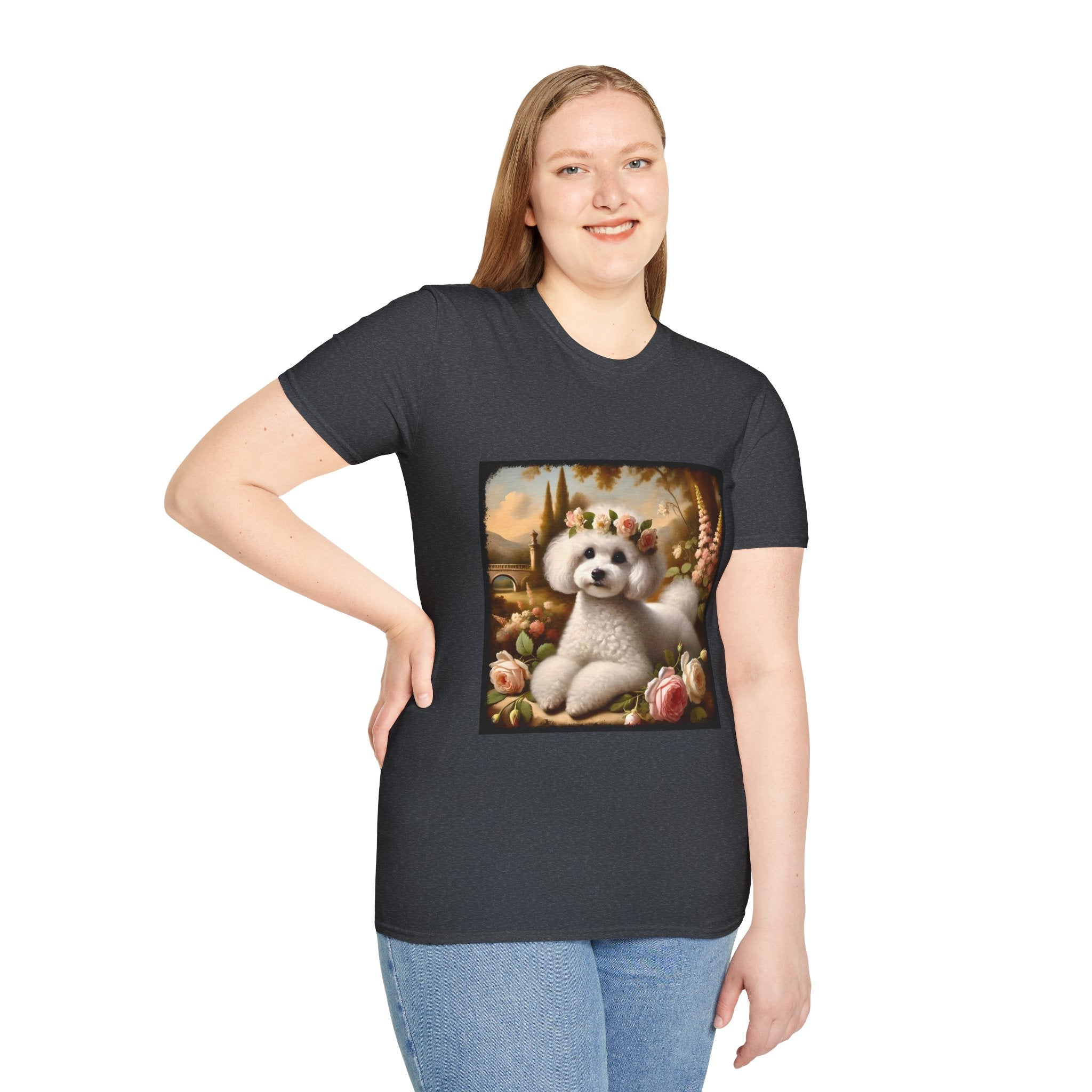 Poodle Botanical Beauty | Unisex Dog T-Shirt