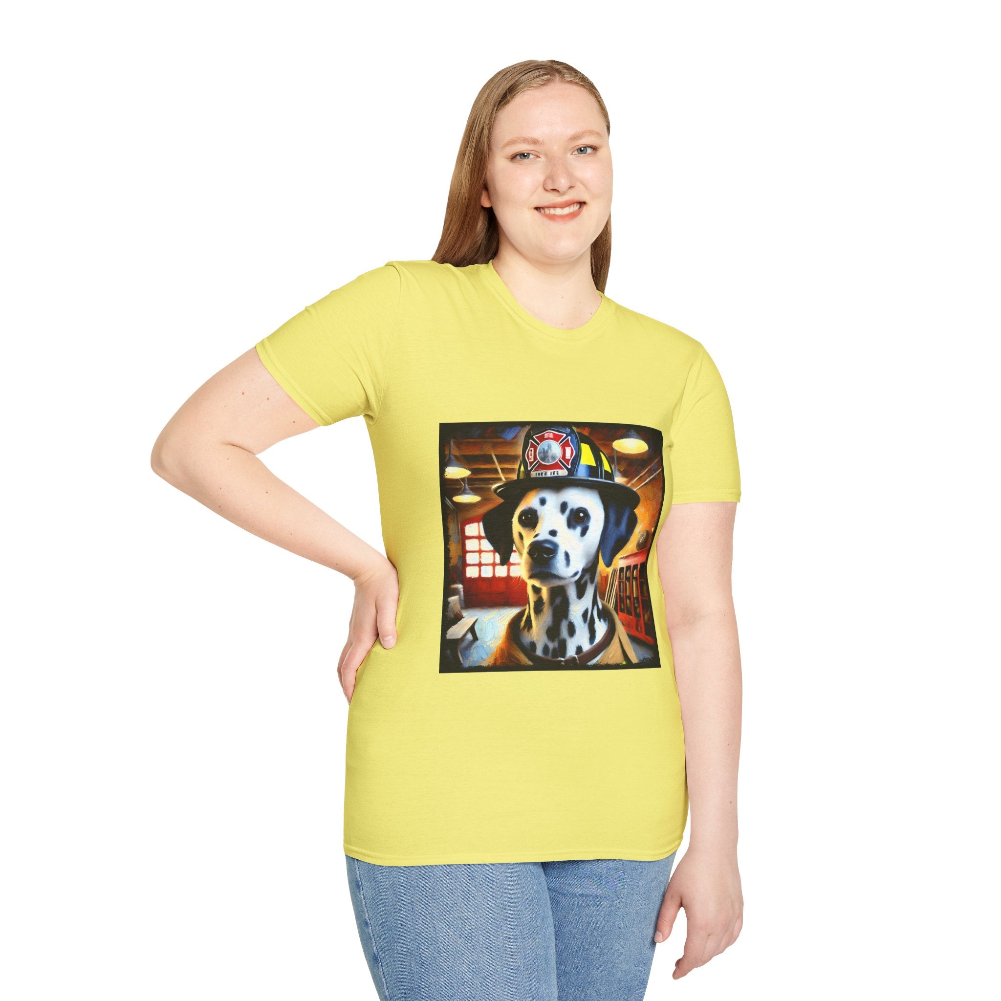 Dalmatian Fire Rescue Classic | Unisex Dog T-Shirt