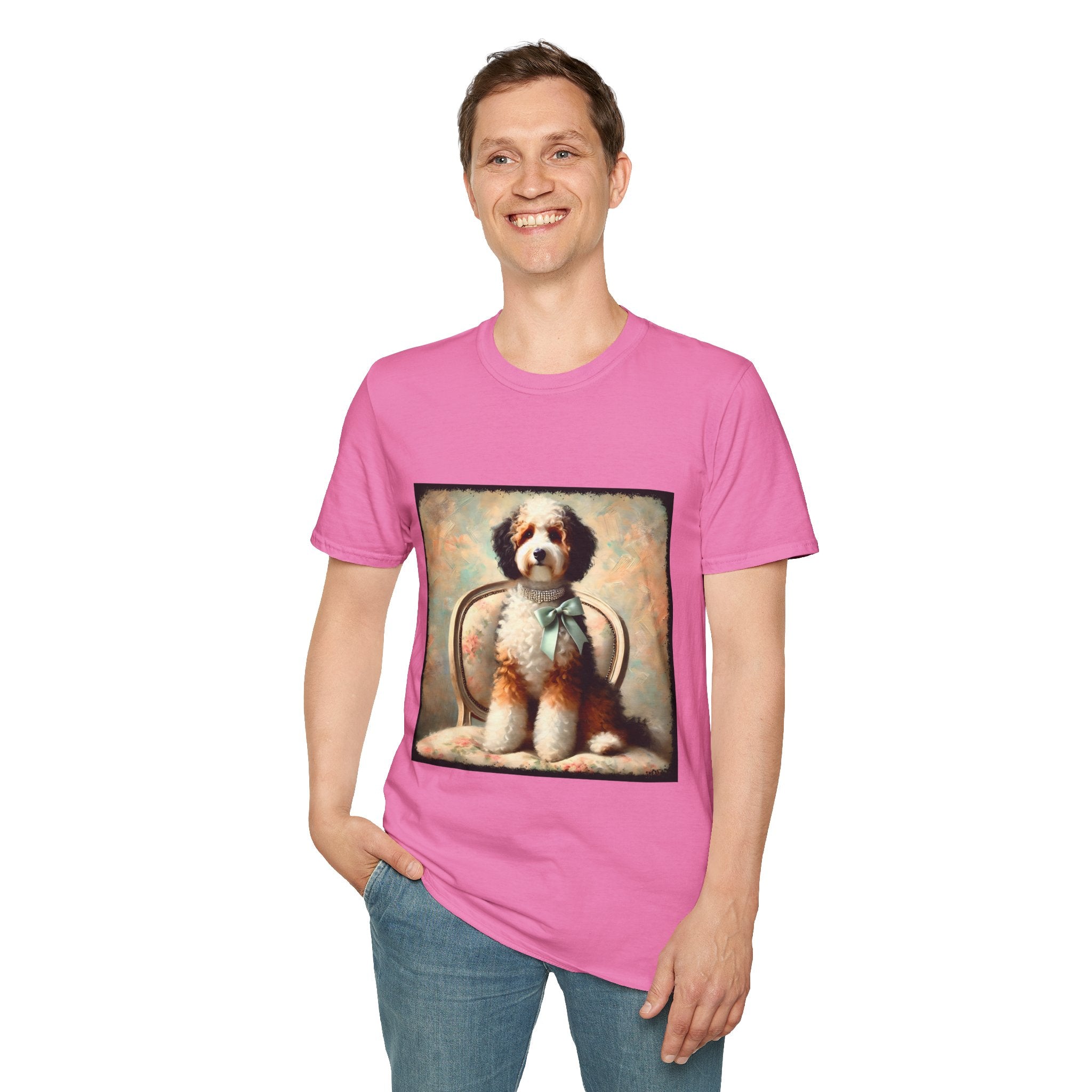 Bernedoodle Poised Classic | Unisex Dog T-Shirt