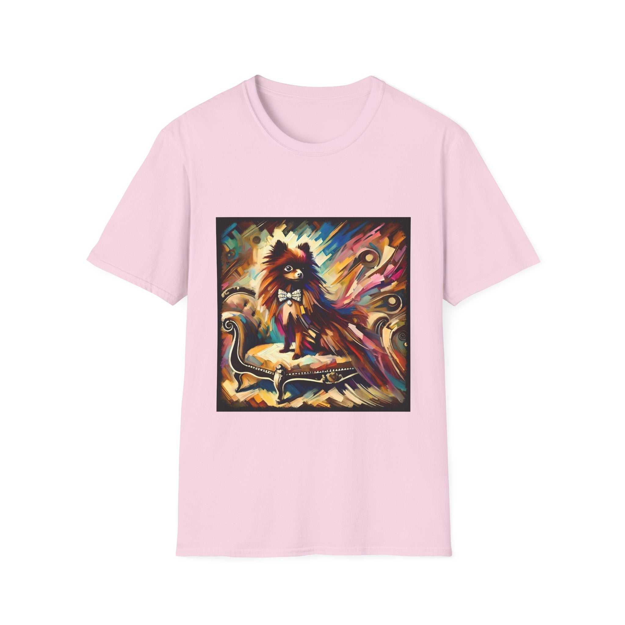 Pomeranian Bold Swirl | Unisex Dog T-Shirt