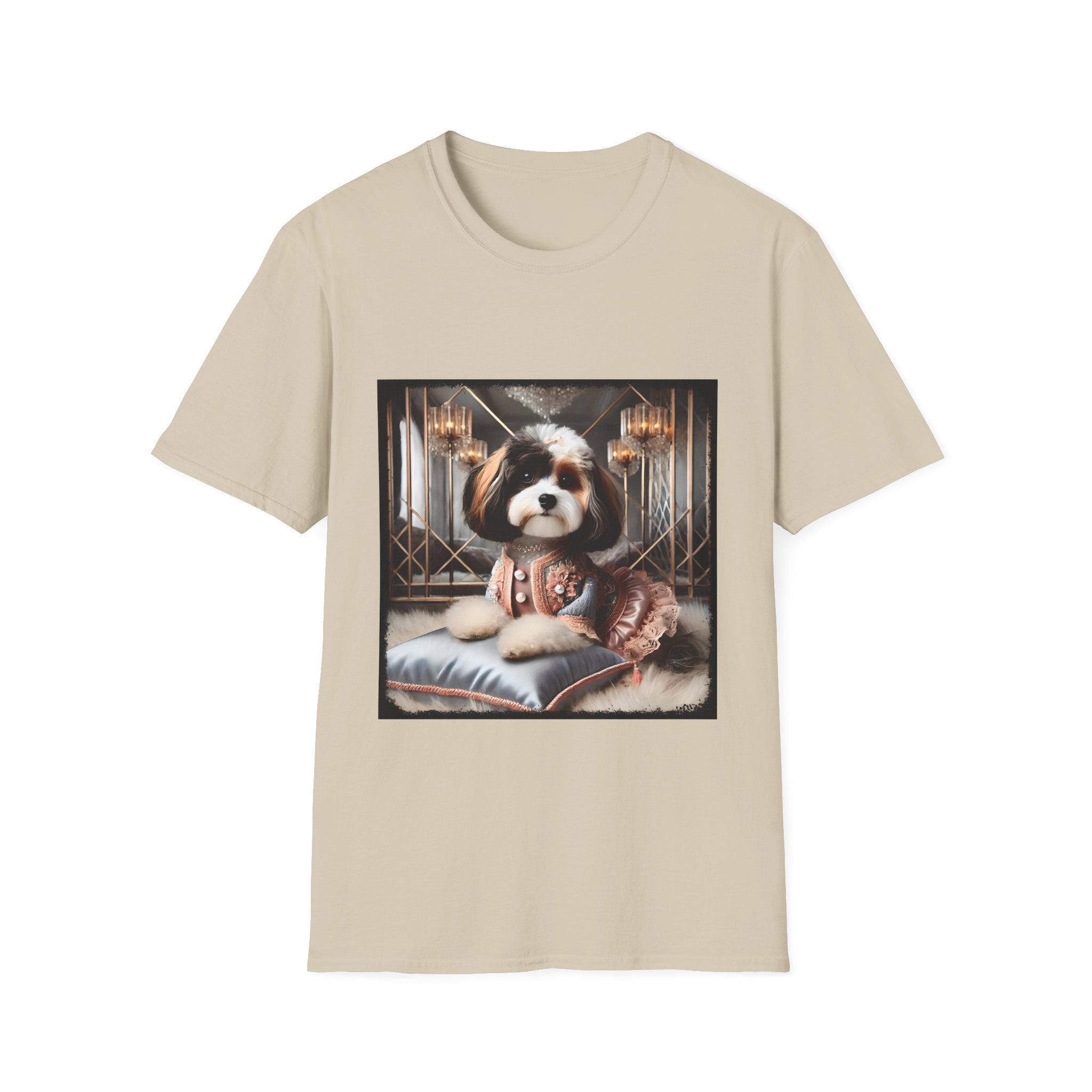 Cavapoo Posh Portrait | Unisex Dog T-Shirt