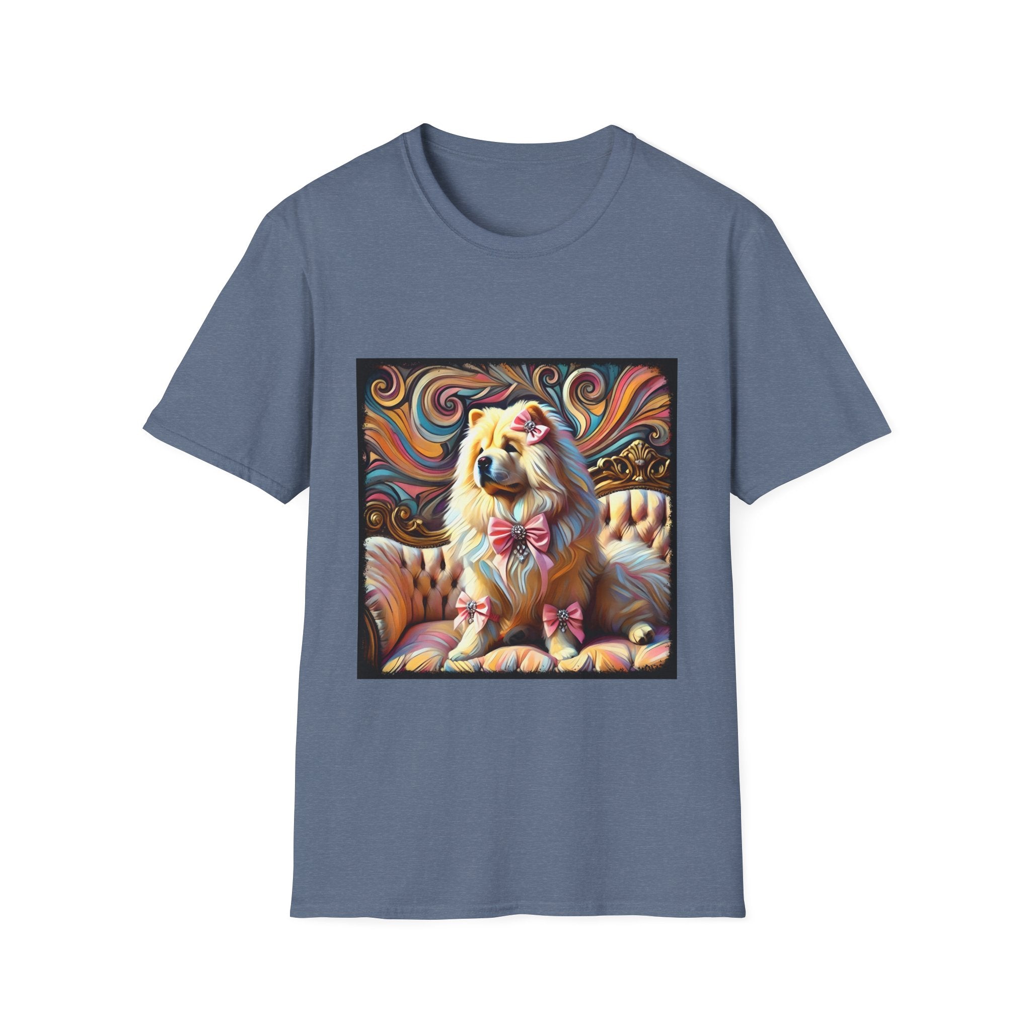 Chow Chow Pink Swirl | Unisex Dog T-Shirt