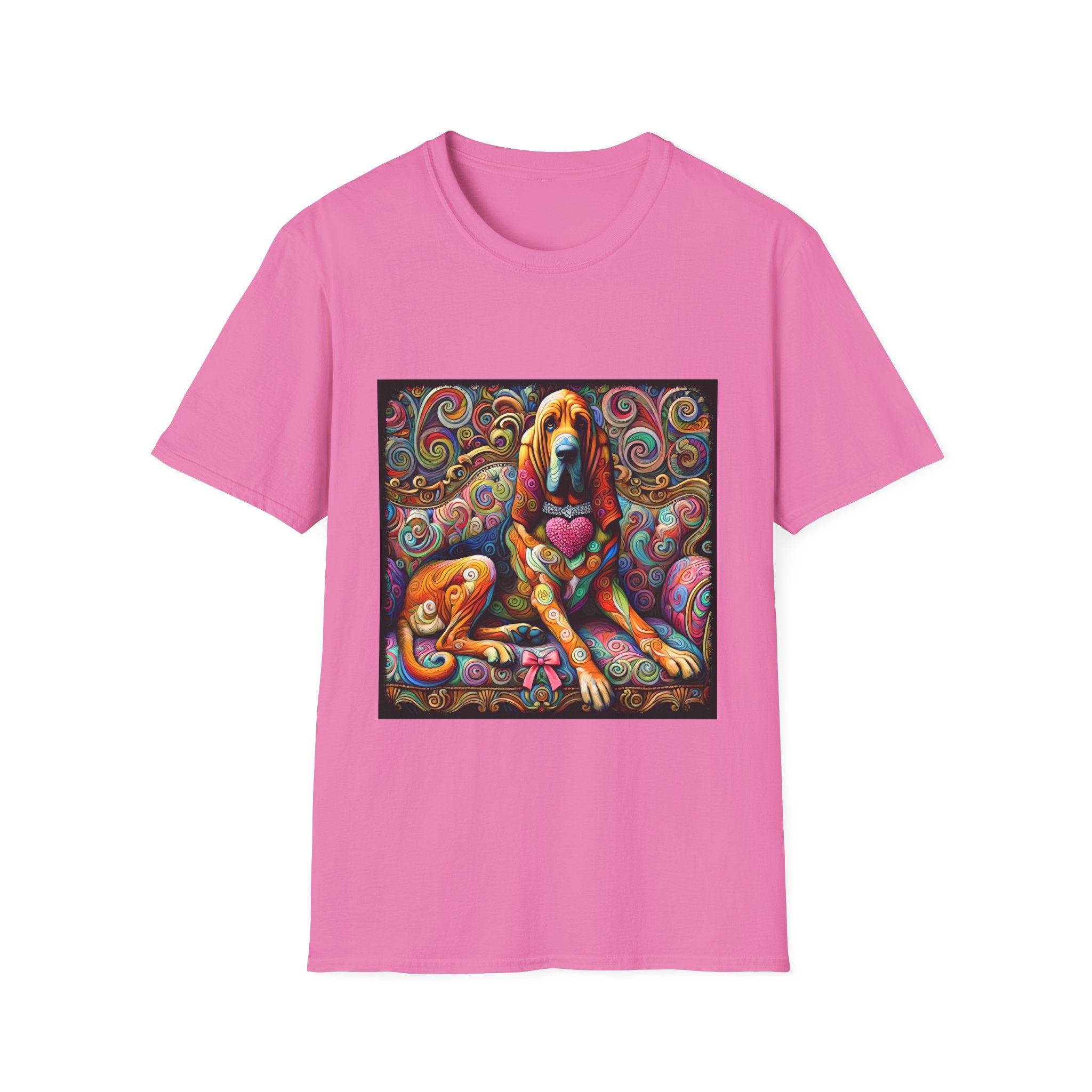 Bloodhound Love Swirl | Unisex Dog T-Shirt